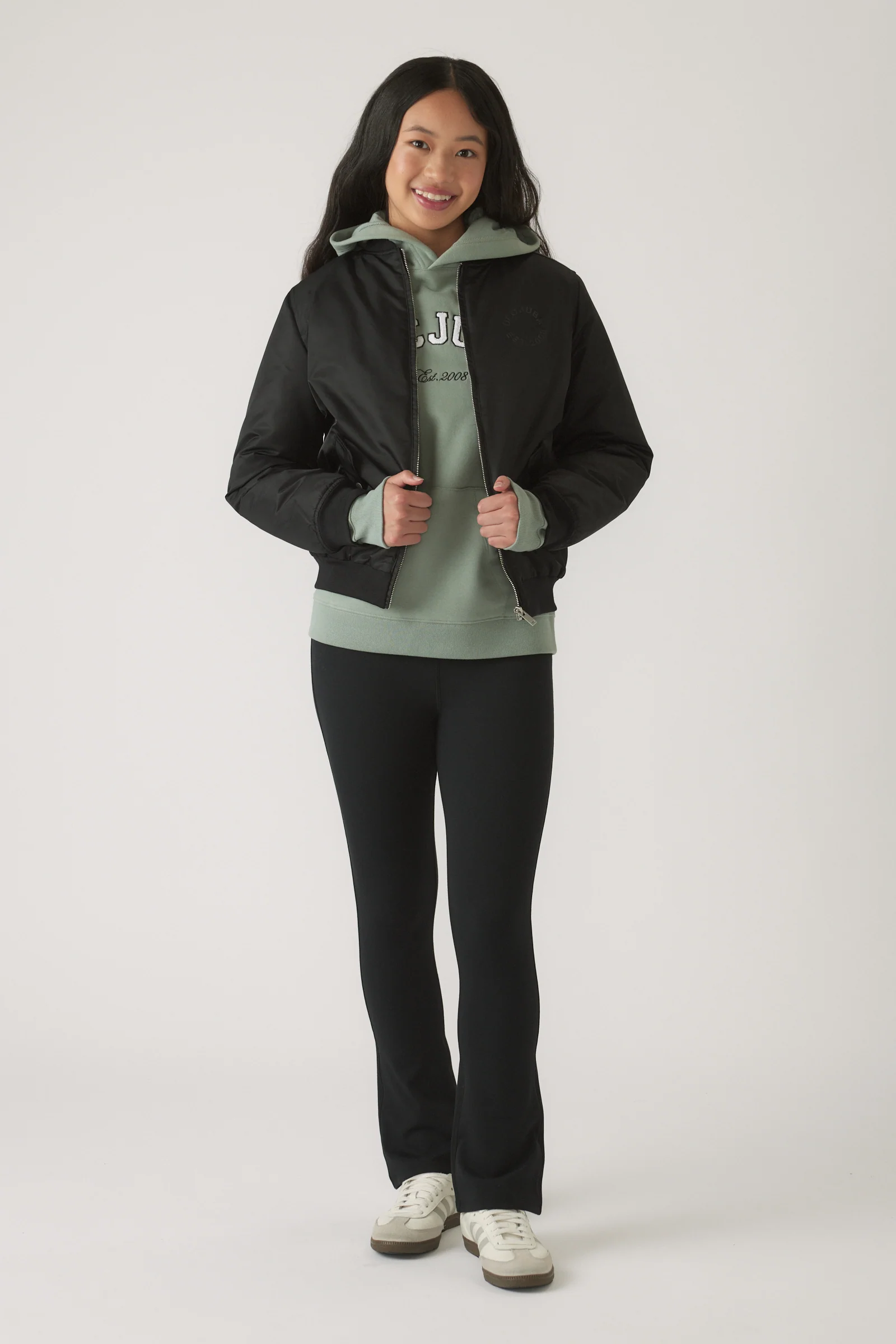 Girls Nylon Bomber Jacket