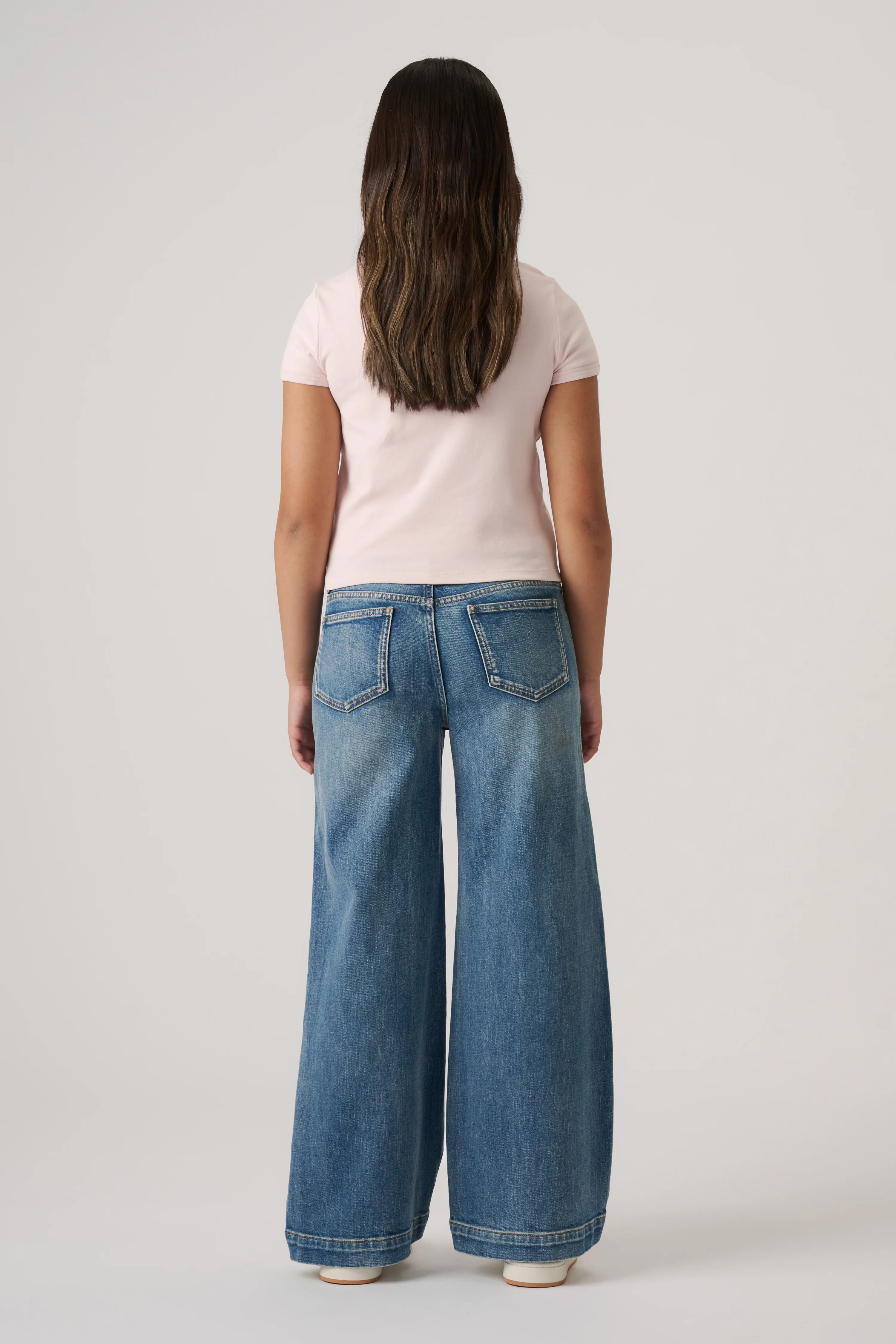 Girls Ricki Wide Leg Jeans - Image 3