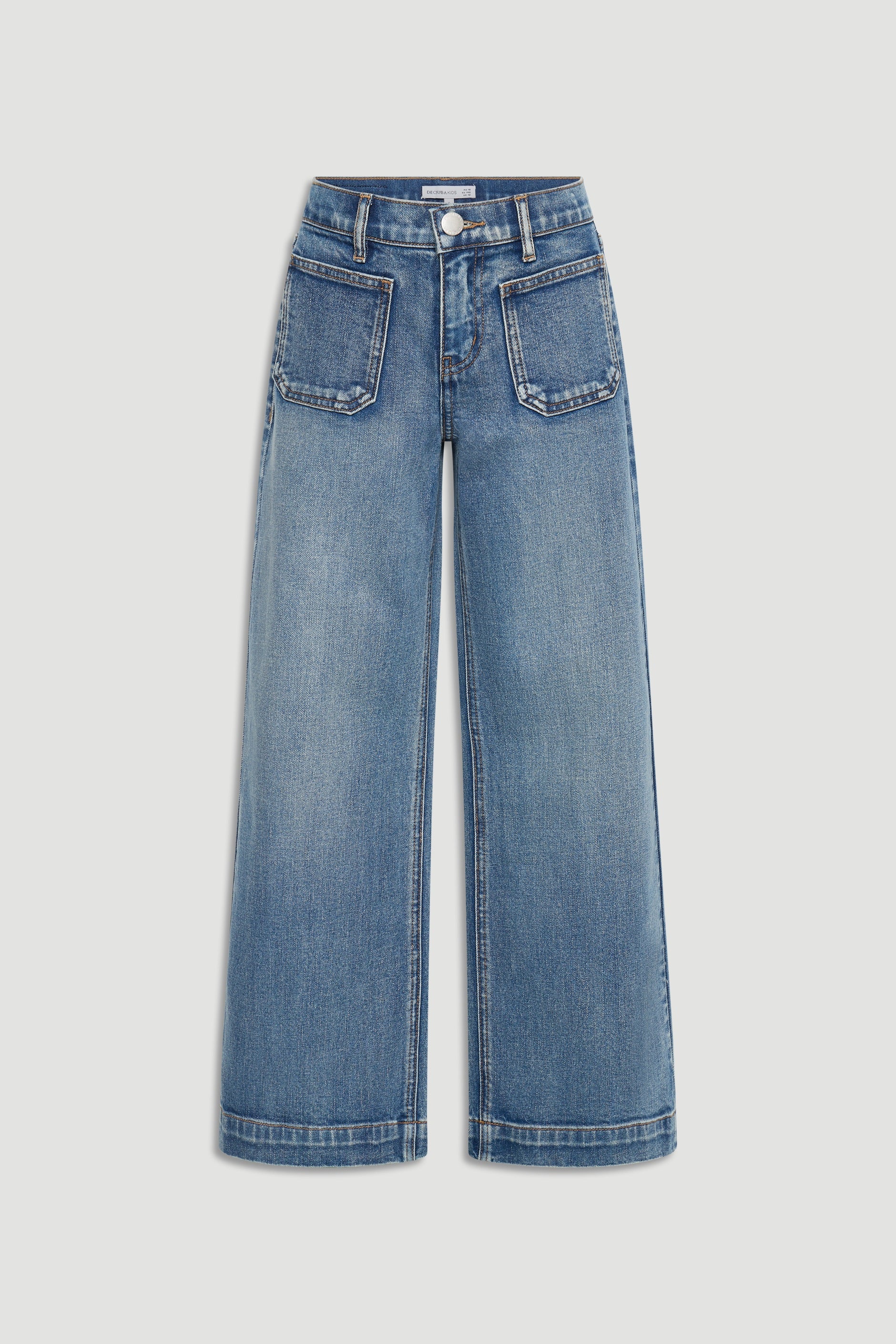 Girls Ricki Wide Leg Jeans - Image 4
