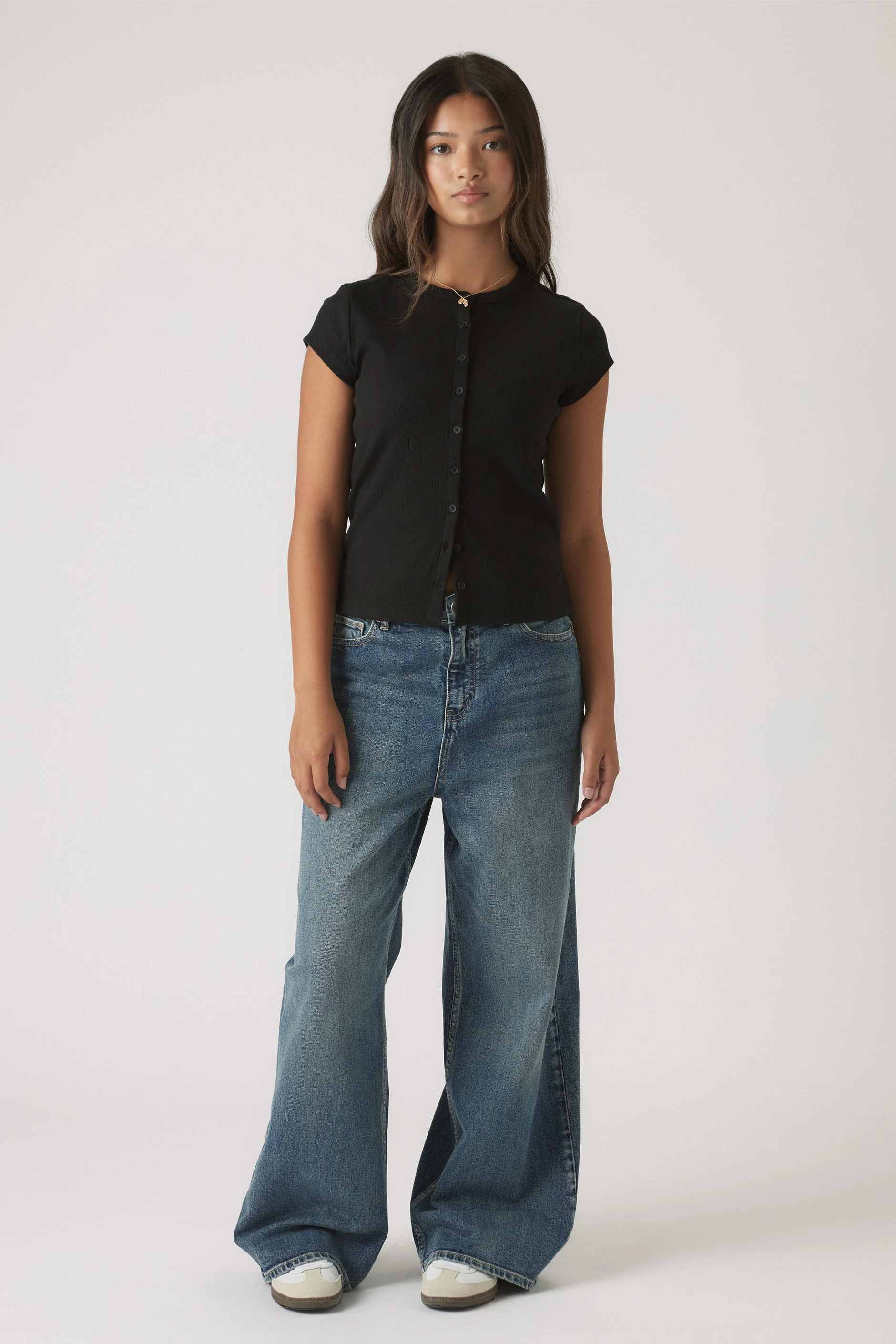 Girls Riley Rib T-Shirt