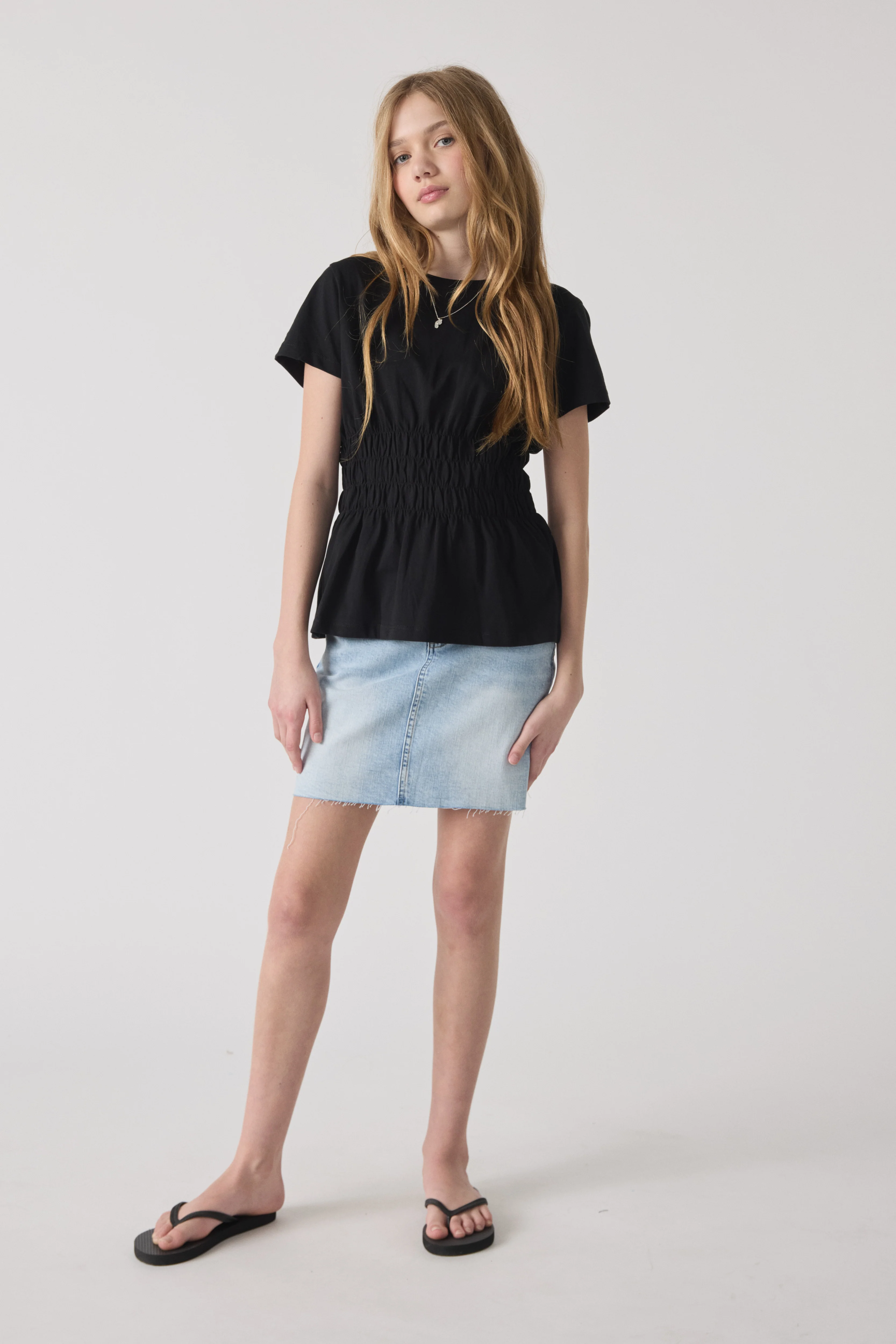 Girls Smocked Tee