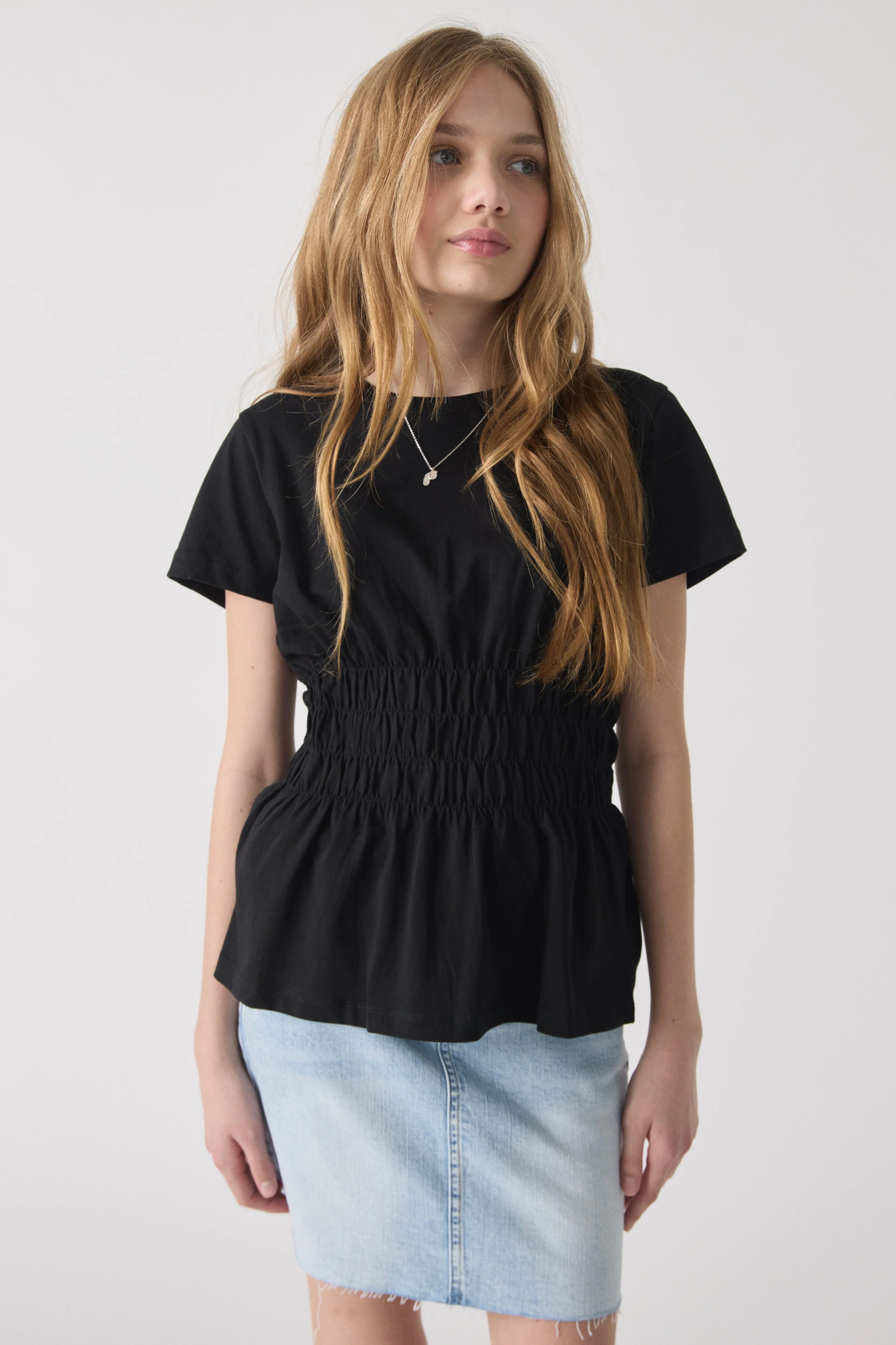 Girls Smocked Tee - Image 2