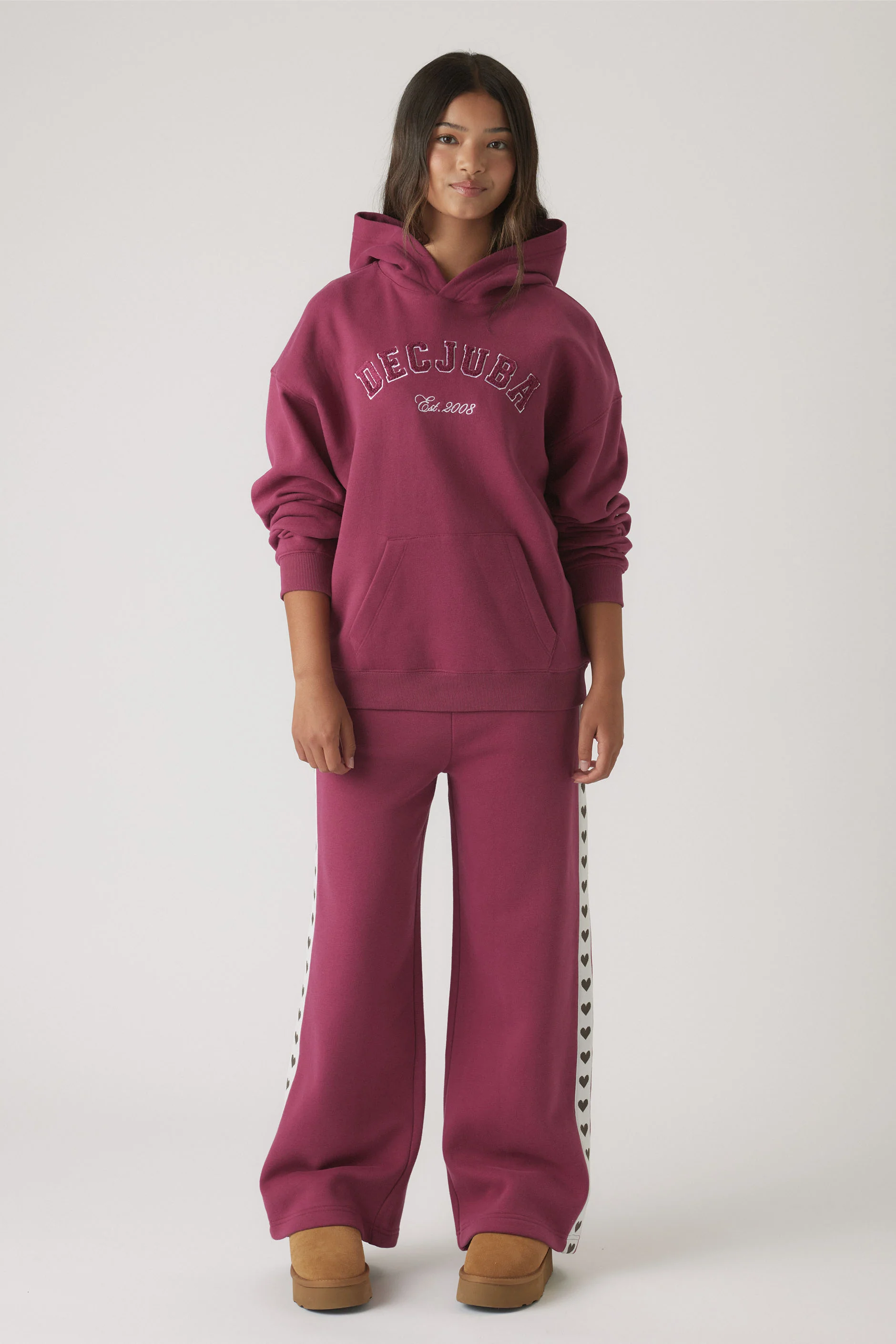 Girls Wide Leg Track Pant - Image 3