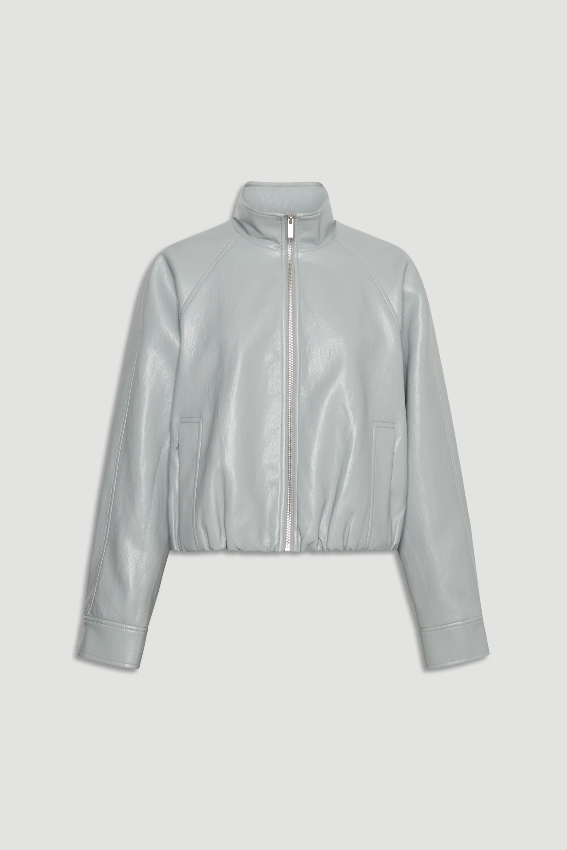 Grace Faux Leather Bomber - Image 4