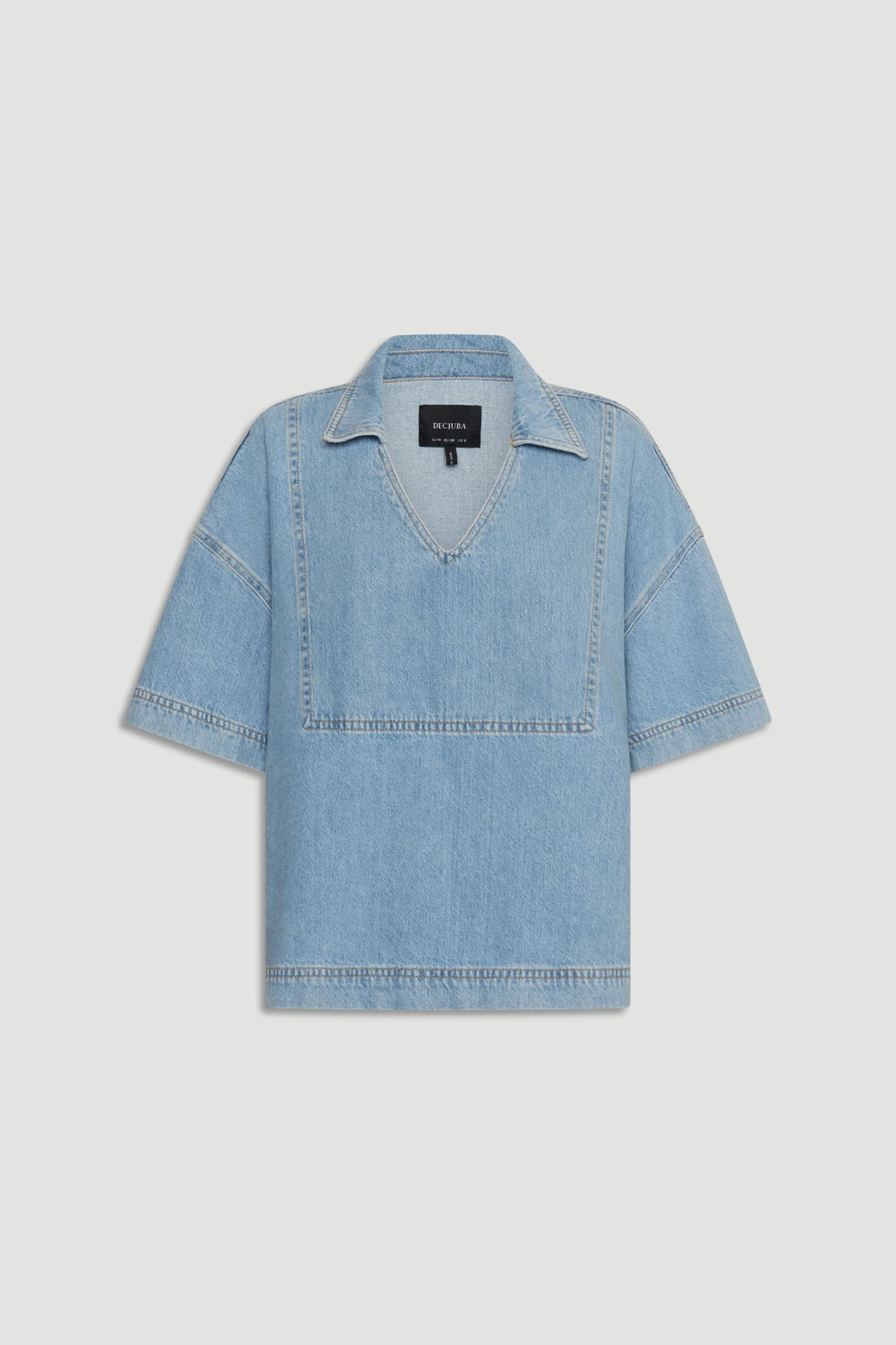 Hazel Oversized Denim Shirt - Image 4