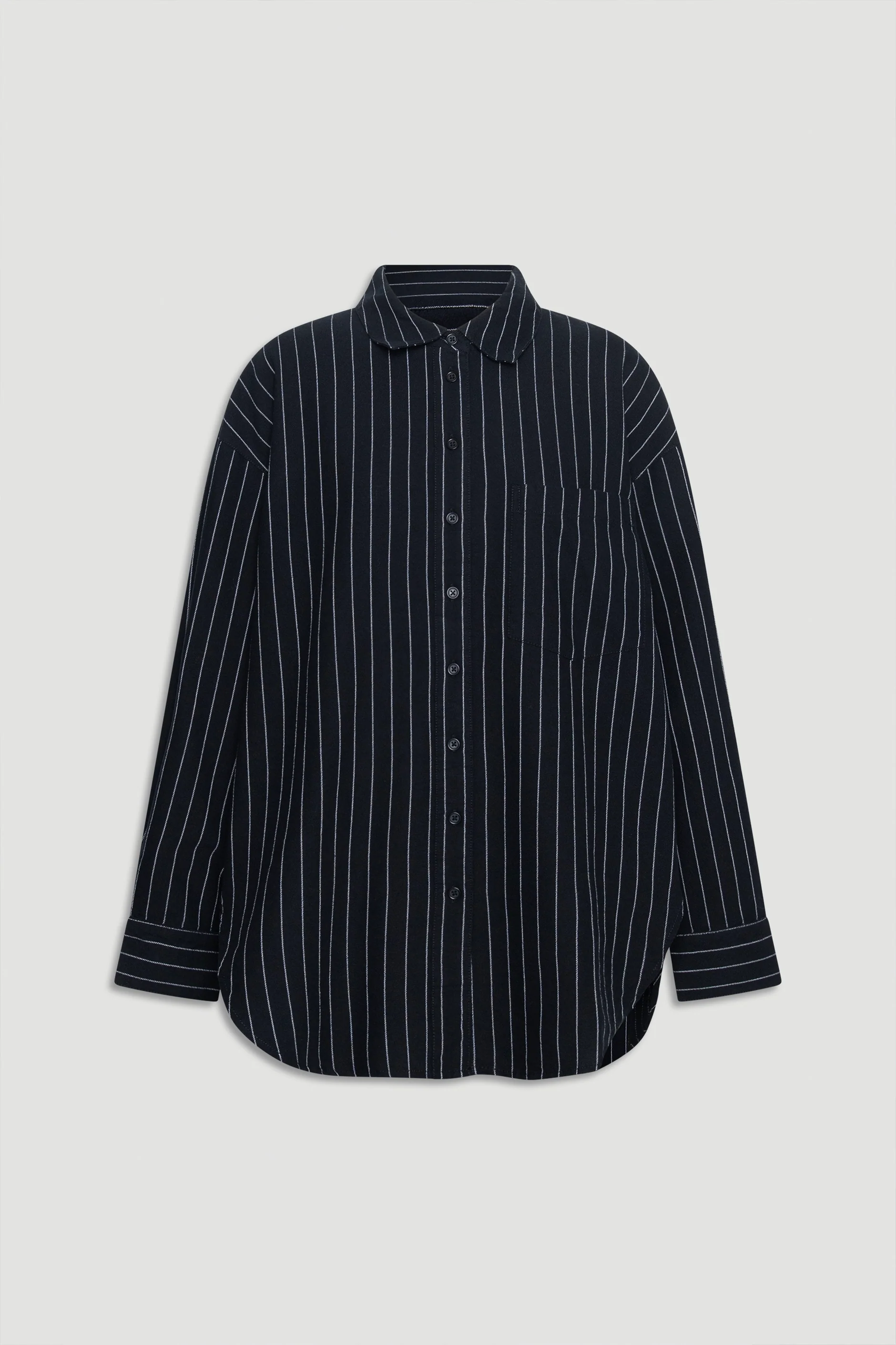 Heather Oxford Oversized Shirt - Image 4