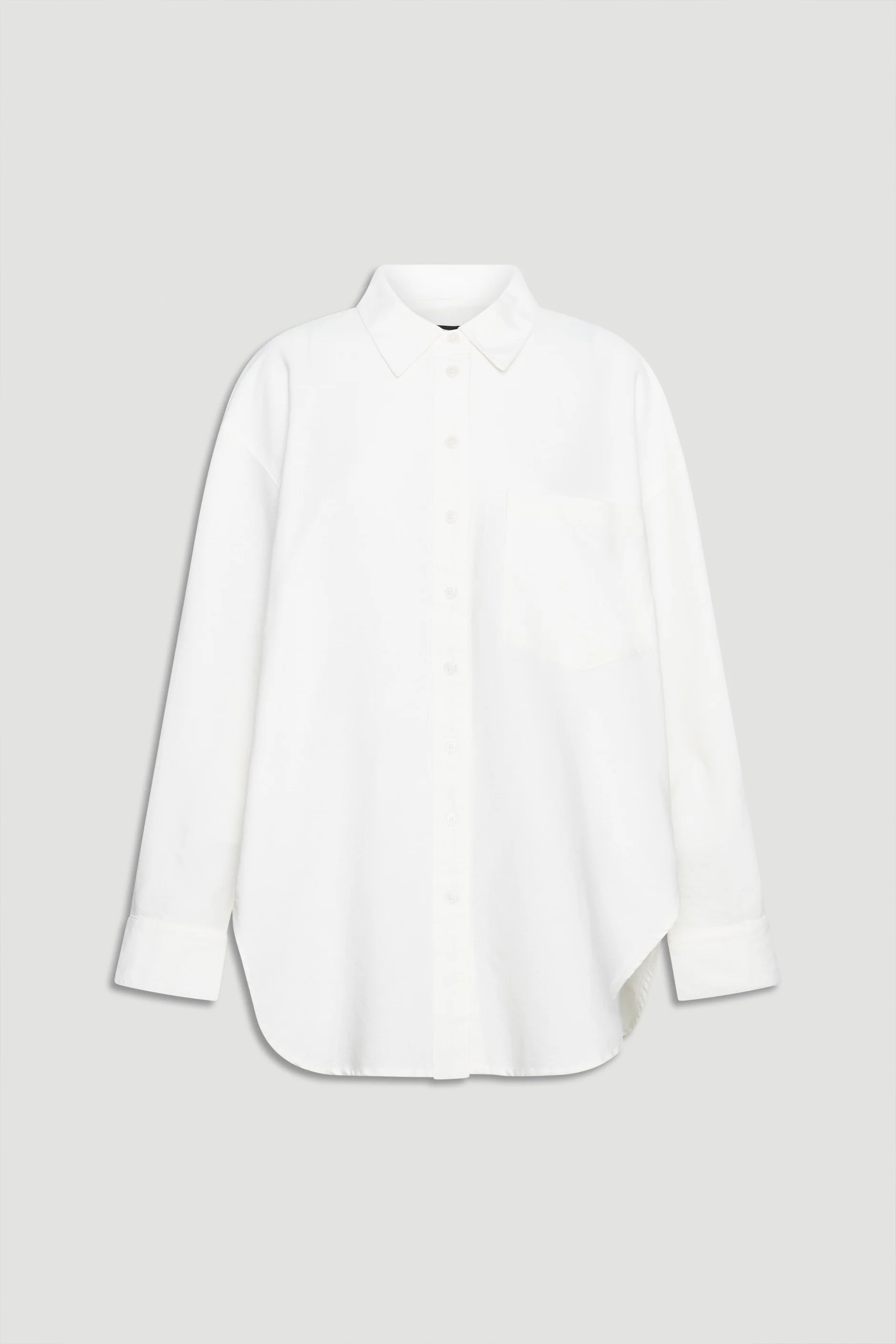 Heather Oxford Oversized Shirt - Image 4