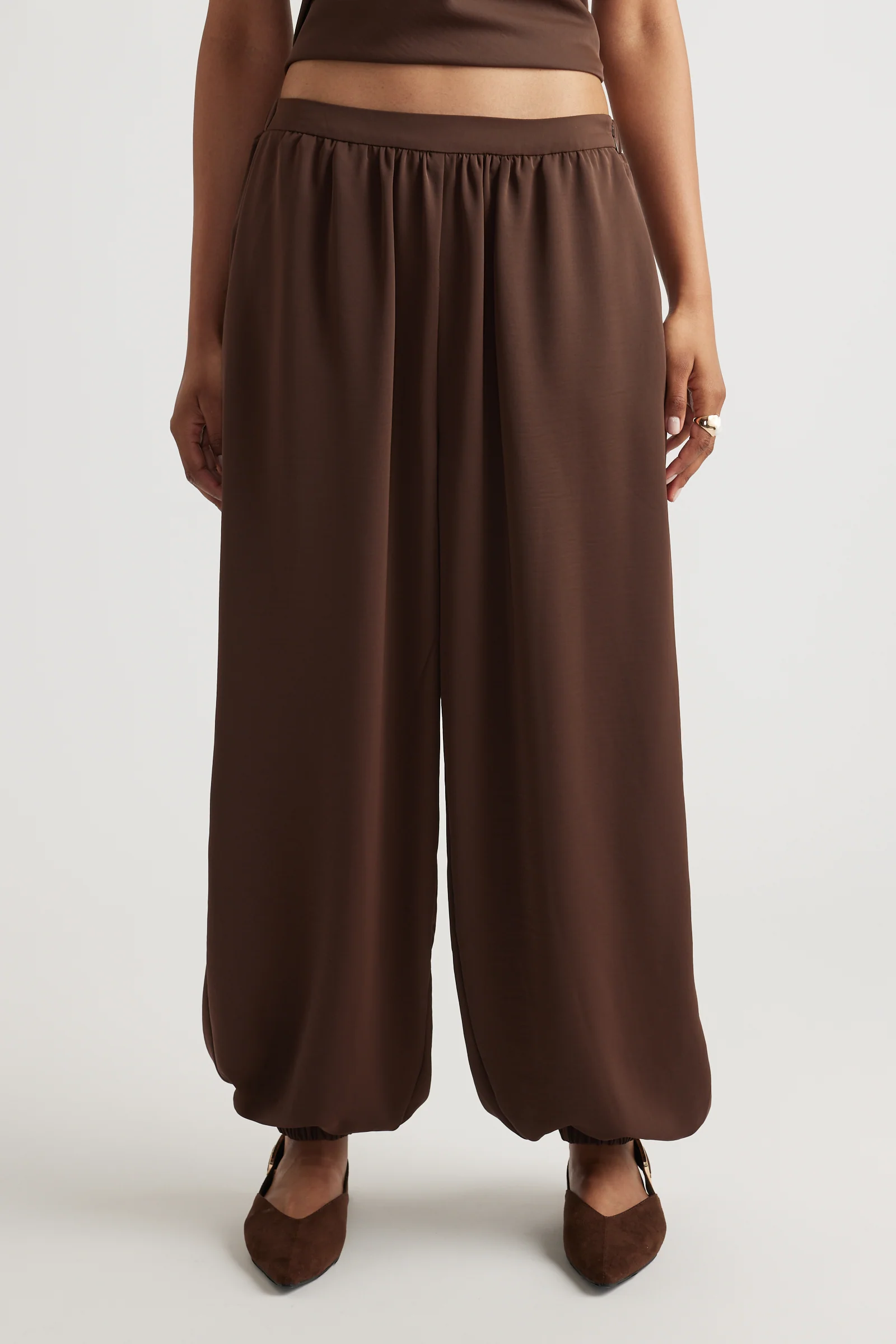 Holly Satin Balloon Pant - Image 2