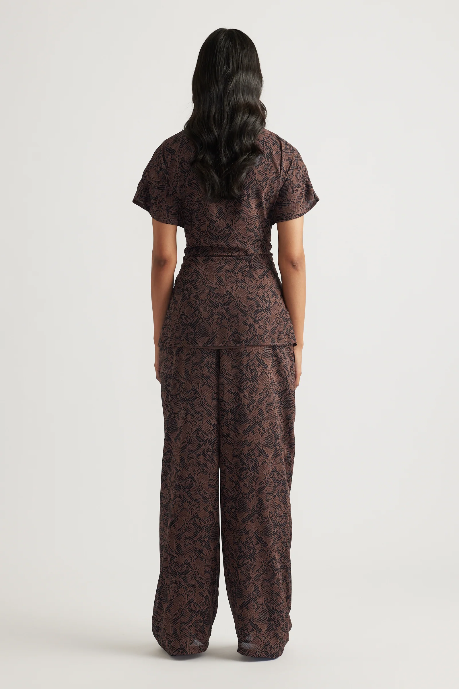Ilaria Georgette Tie Tunic - Image 3