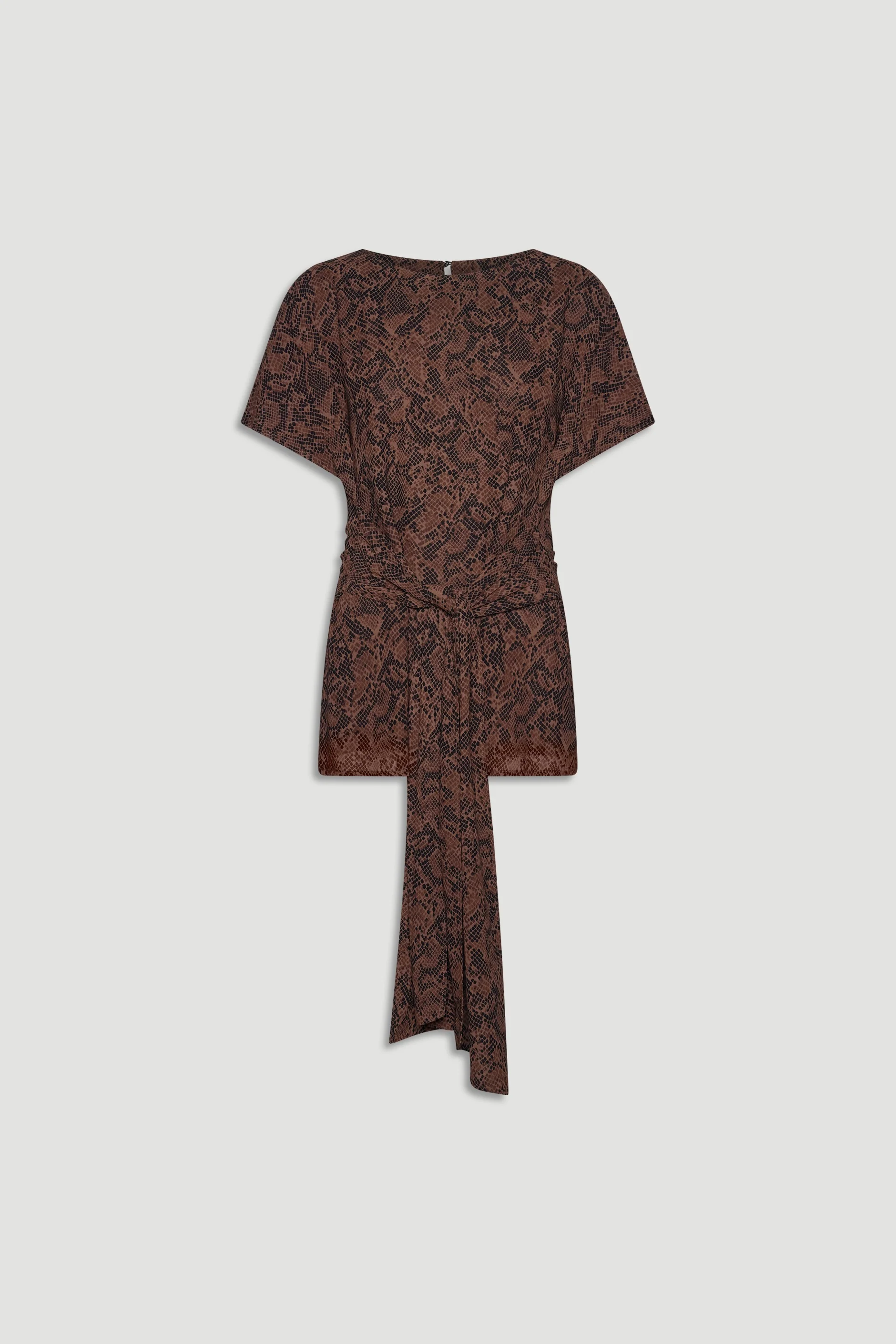 Ilaria Georgette Tie Tunic - Image 4