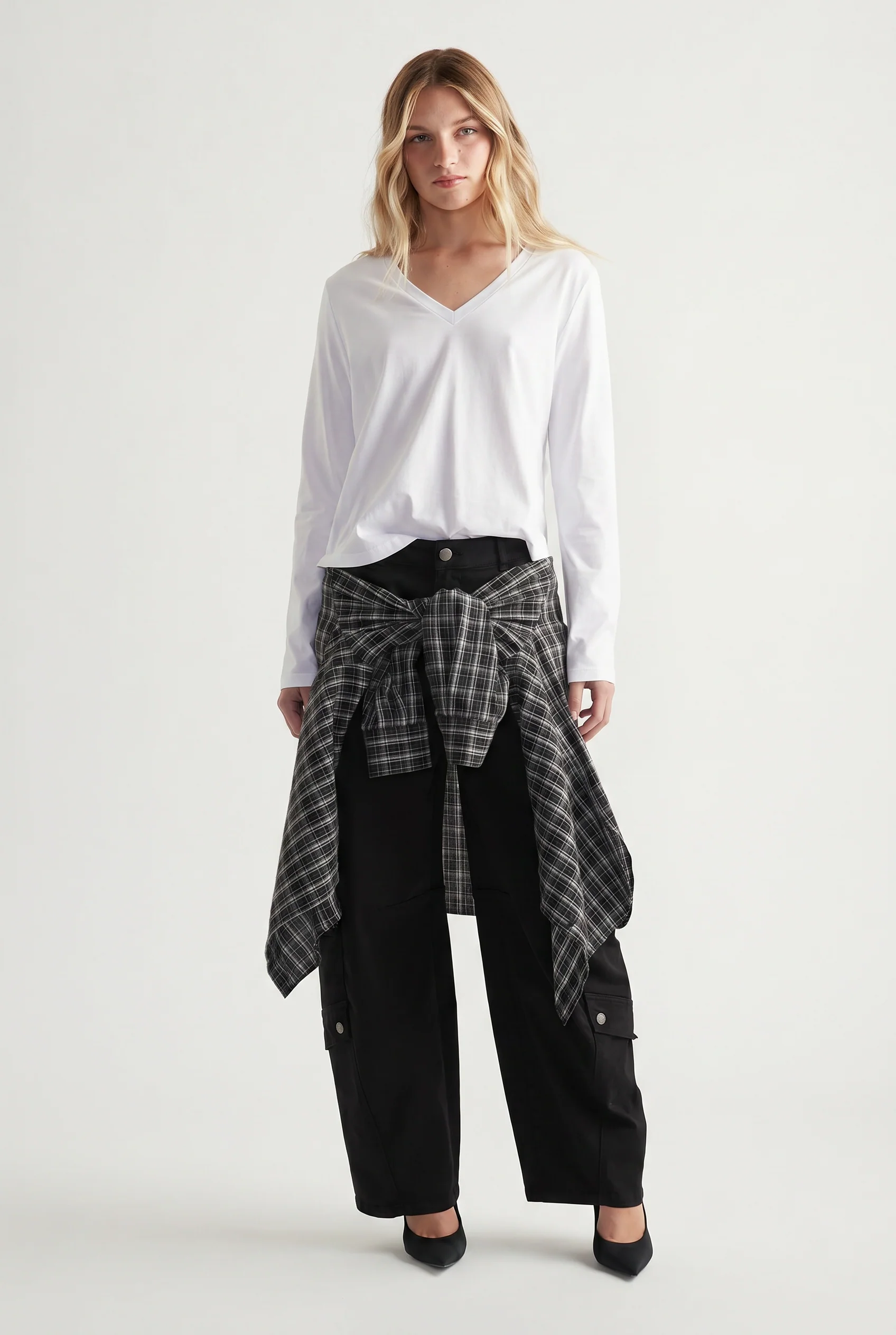 Imogen V Neck Long Sleeve