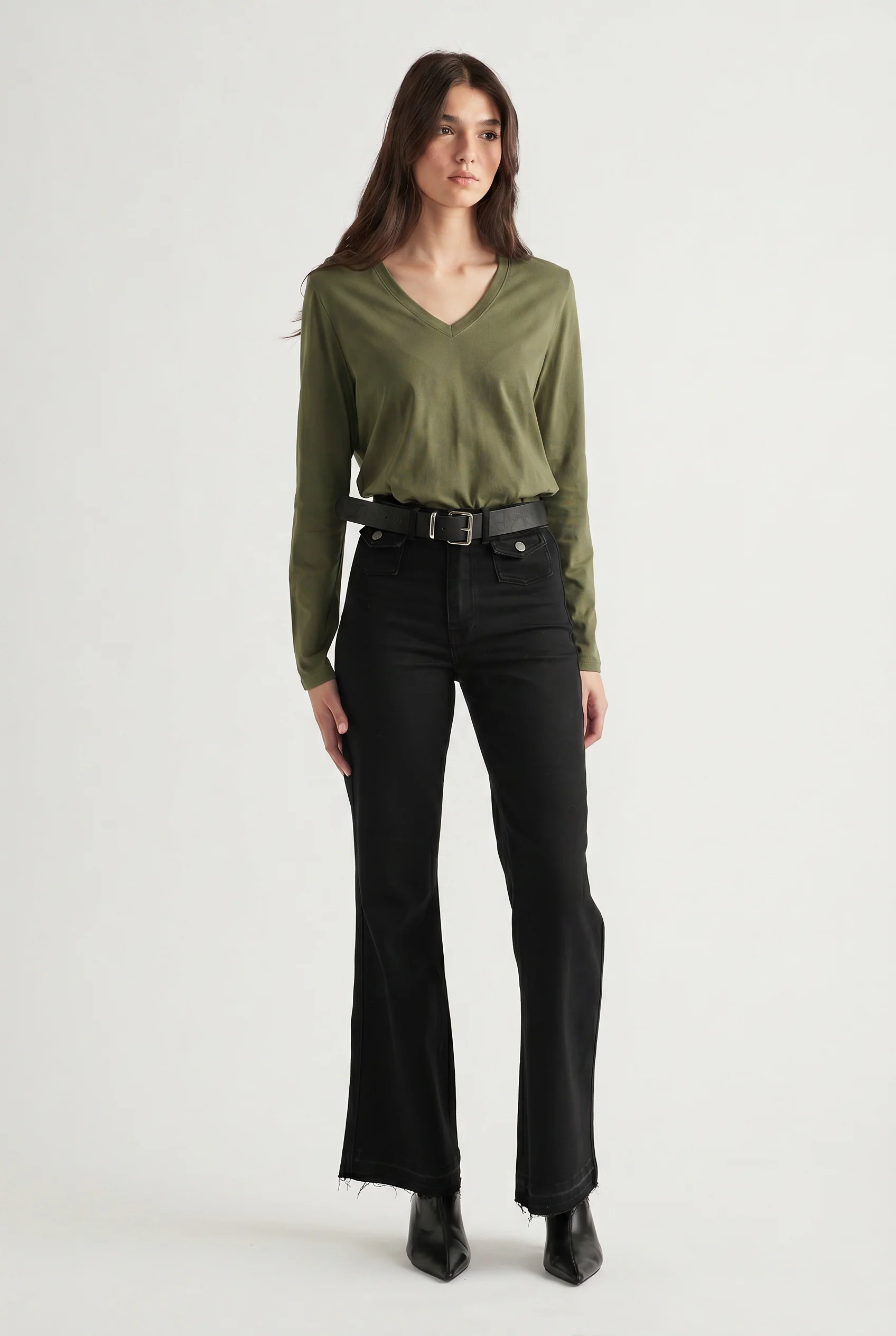 Imogen V Neck Long Sleeve - Image 2