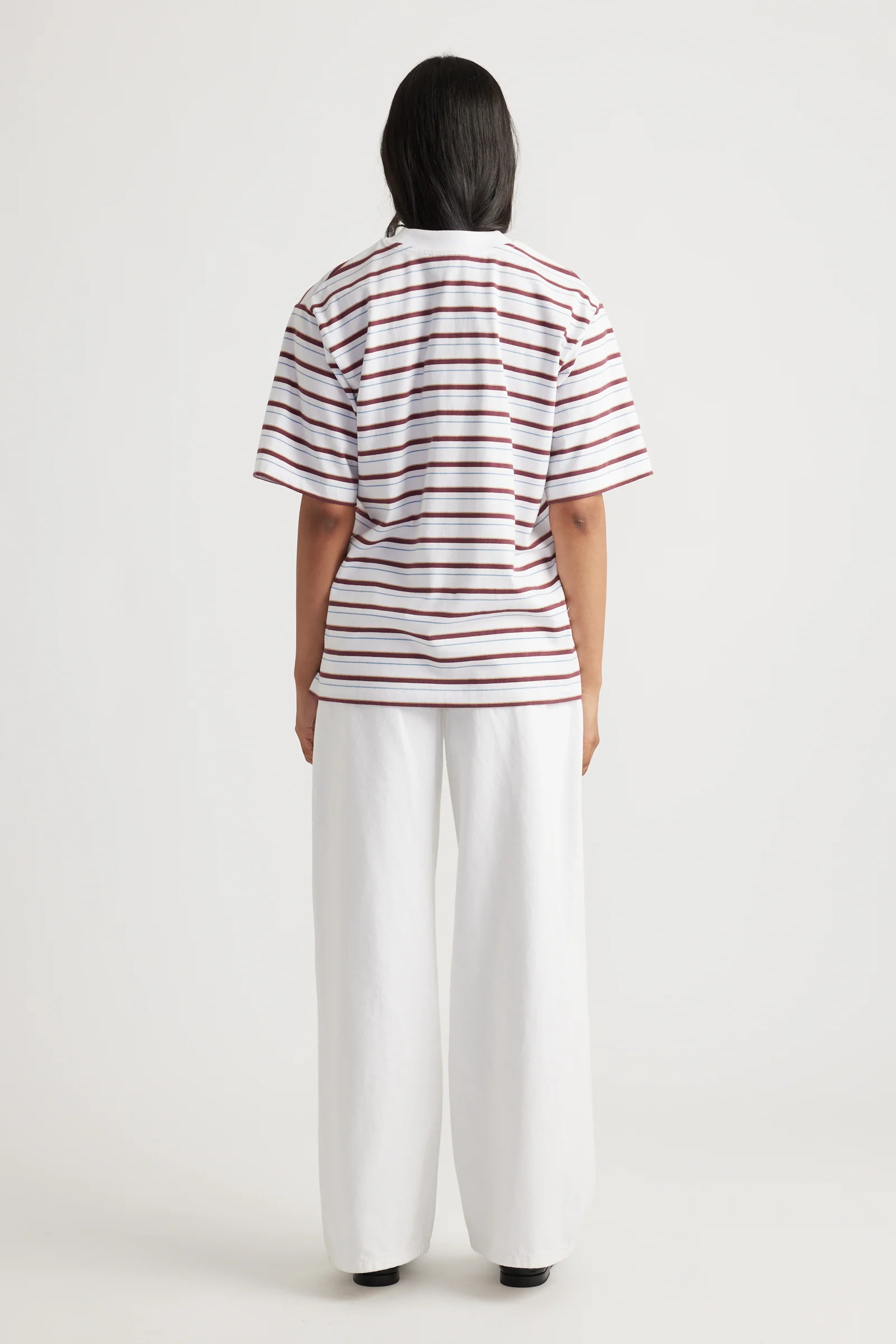 Isabella Oversized Stripe Tee - Image 3