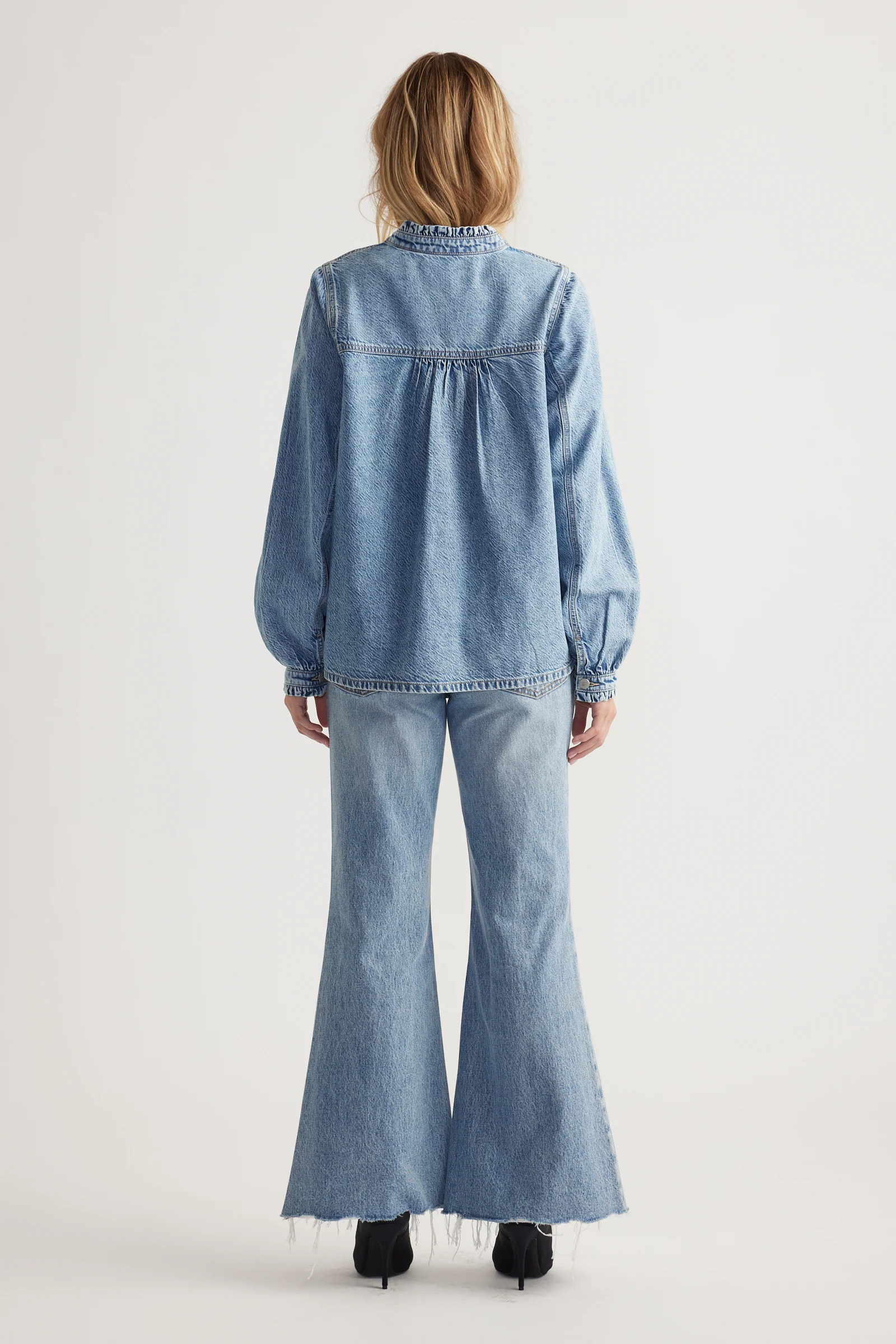 Ivy Denim Blouse - Image 3