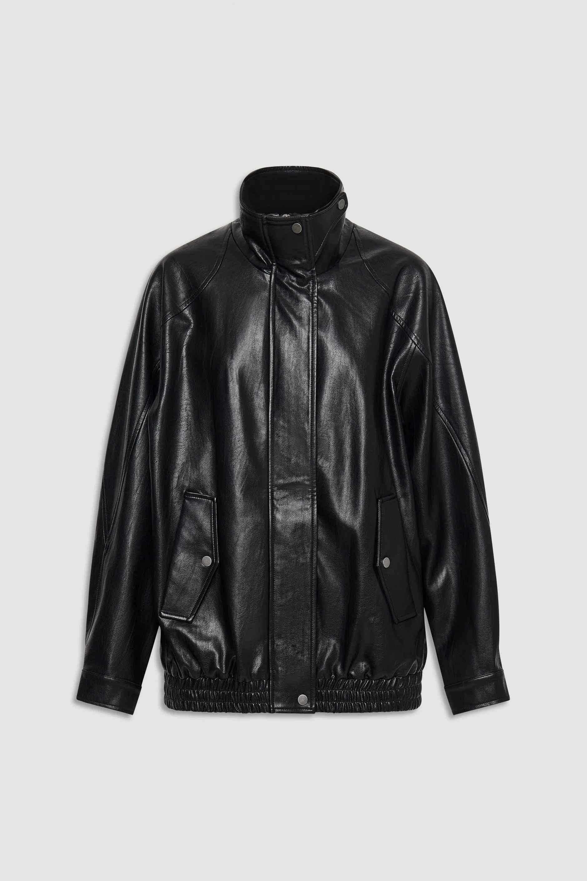 Jade Faux Leather Jacket - Image 4