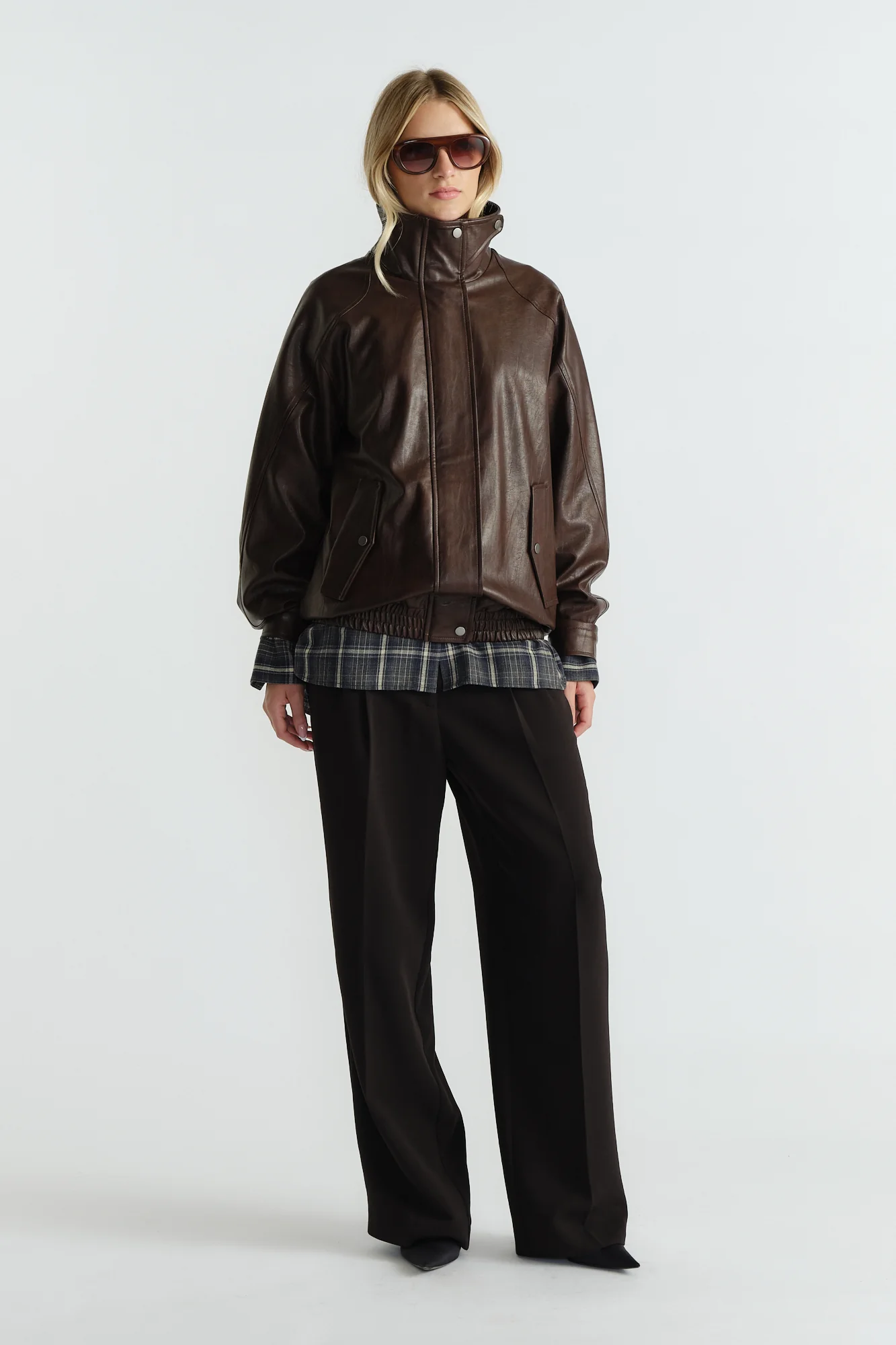 Jade Faux Leather Jacket