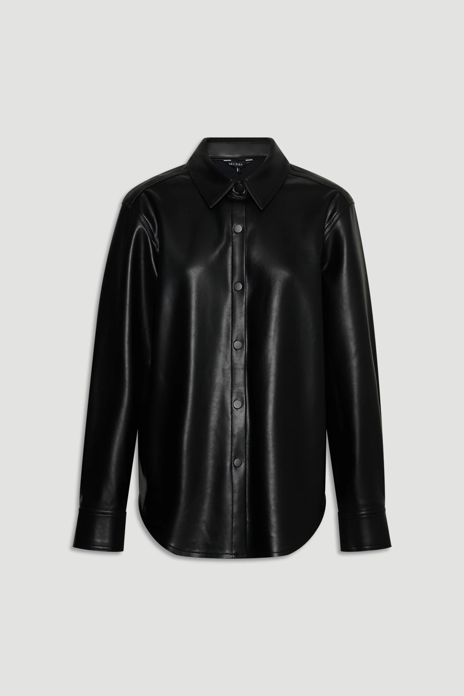 Jemma Faux Leather Shirt - Image 4
