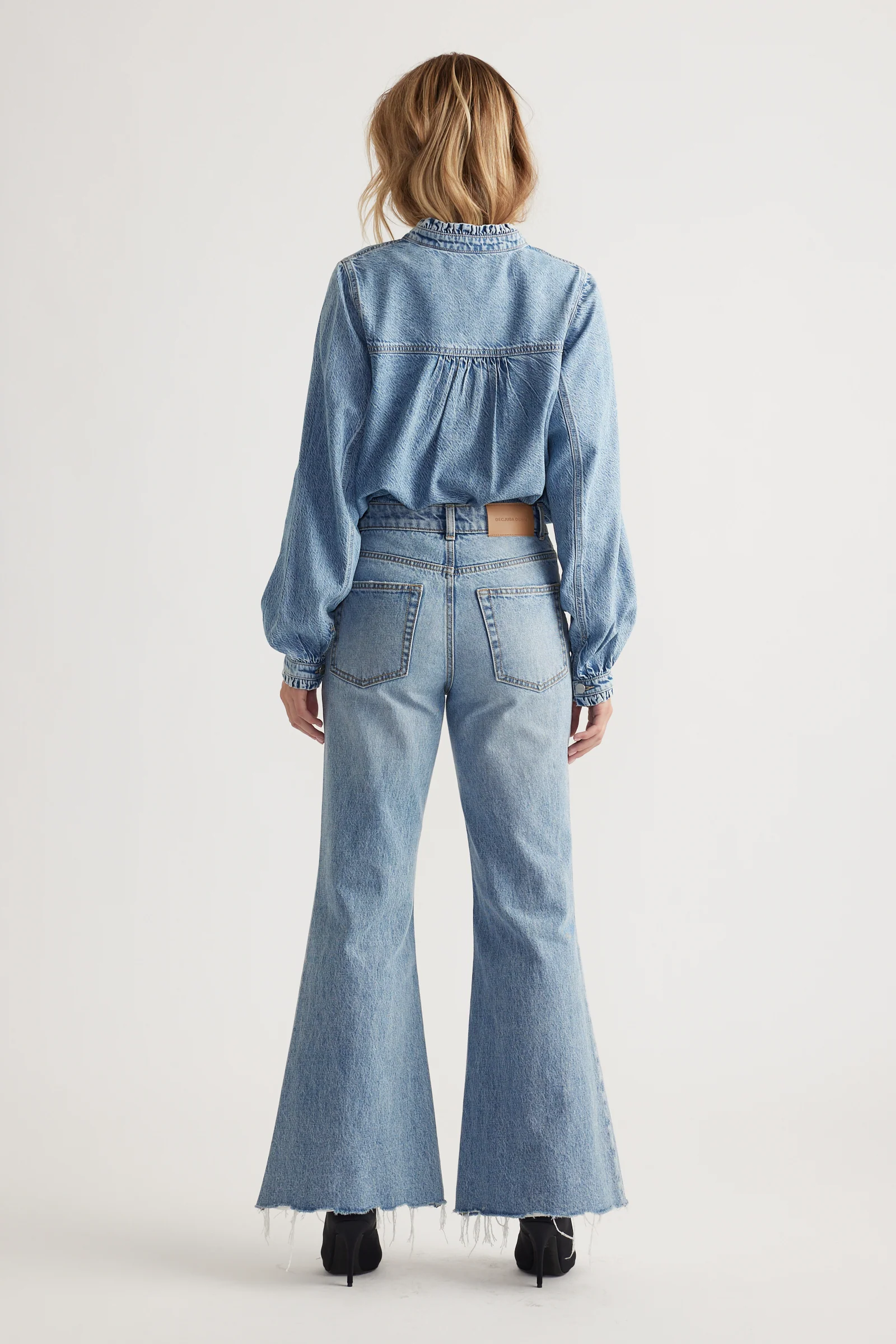 Jesse High Rise Flare Jeans - Image 3