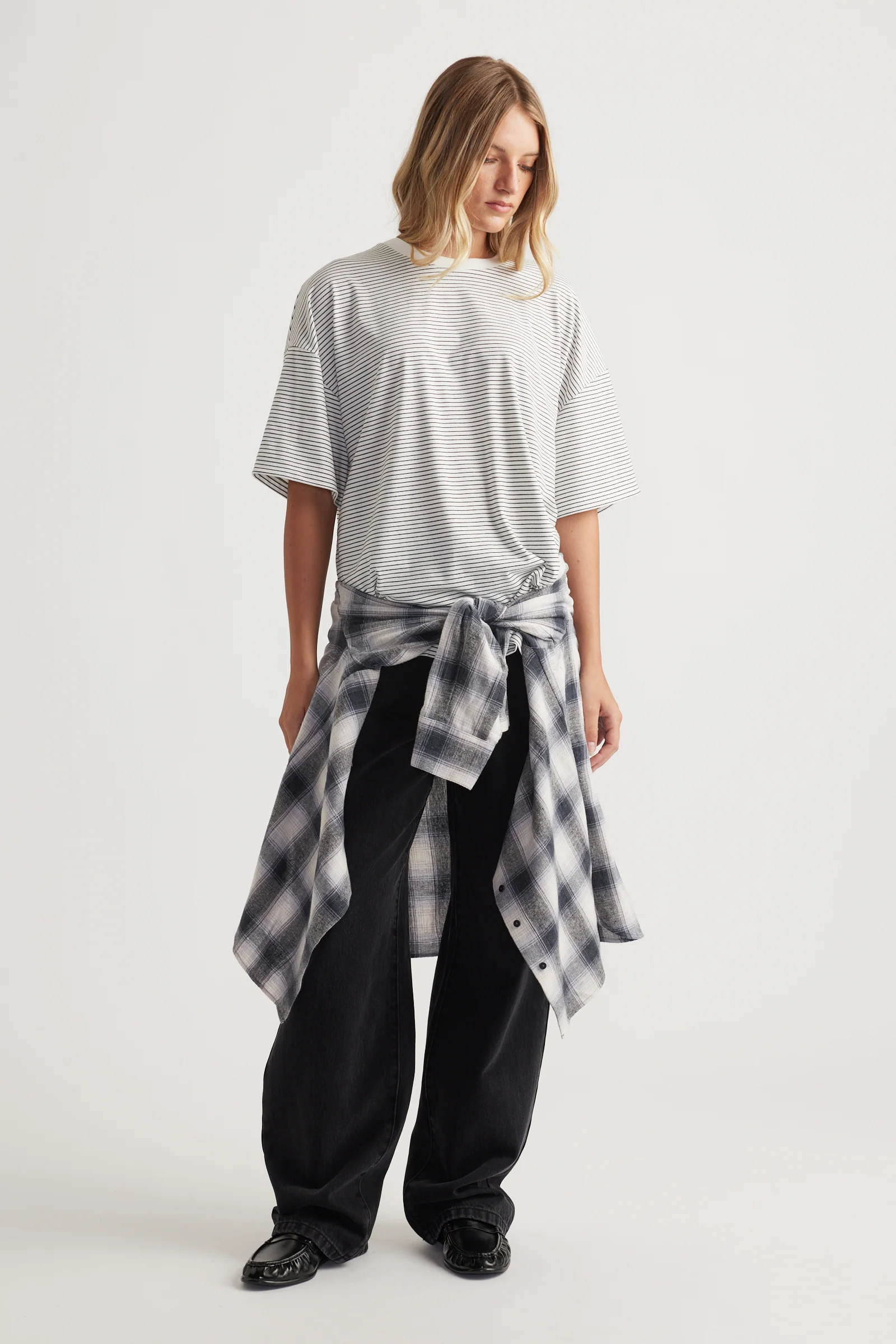 Jordi Oversized Stripe Tee