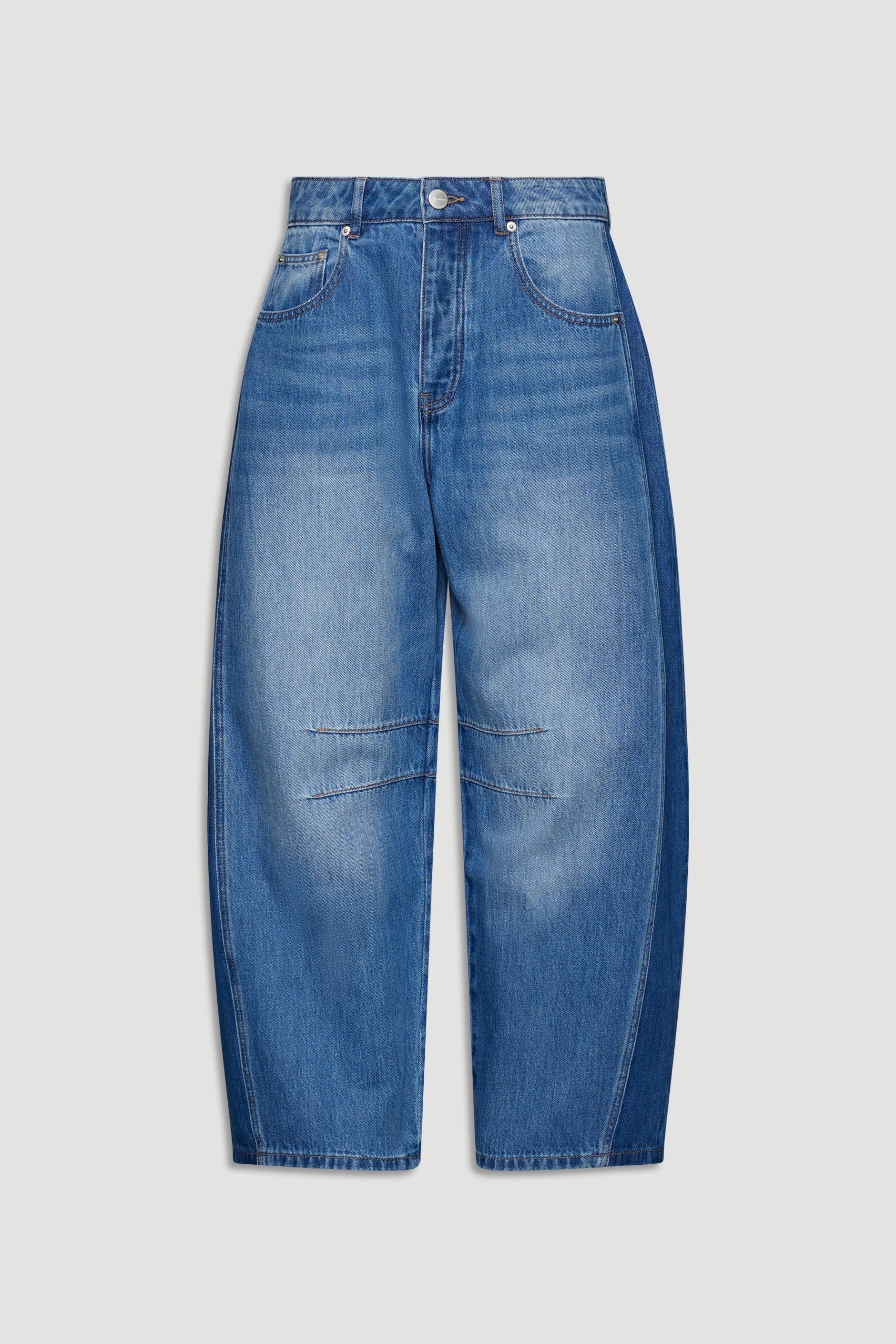 Kaia Contrast Barrel Jeans - Image 4