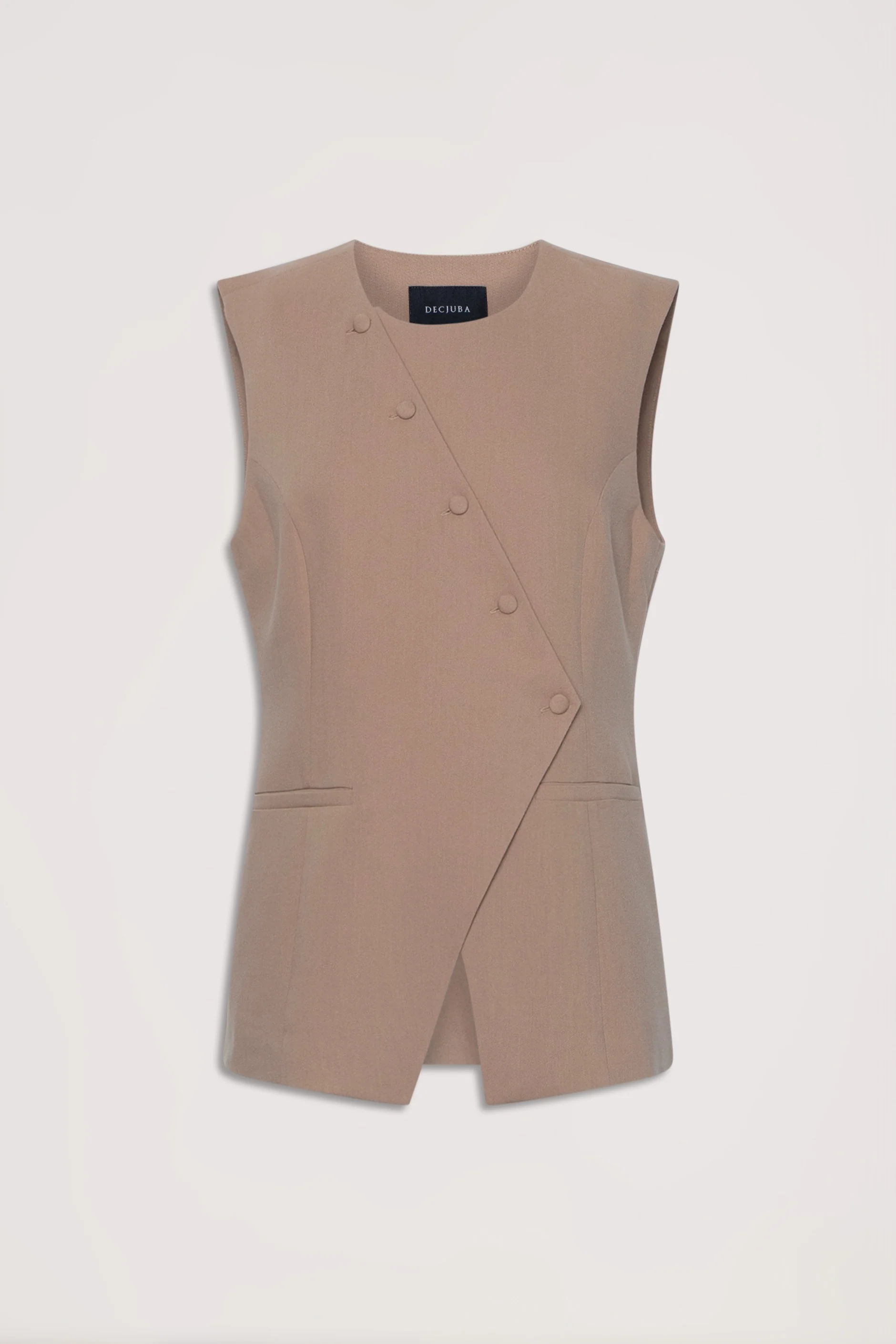Kara Button Through Waistcoat - Image 4