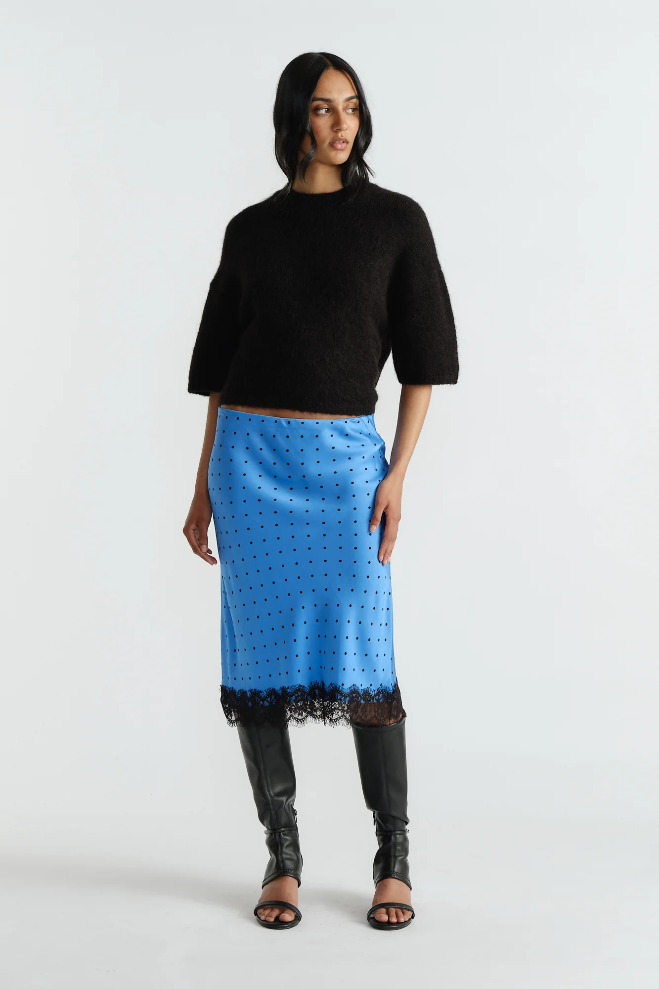 Karly Lace Midi Skirt