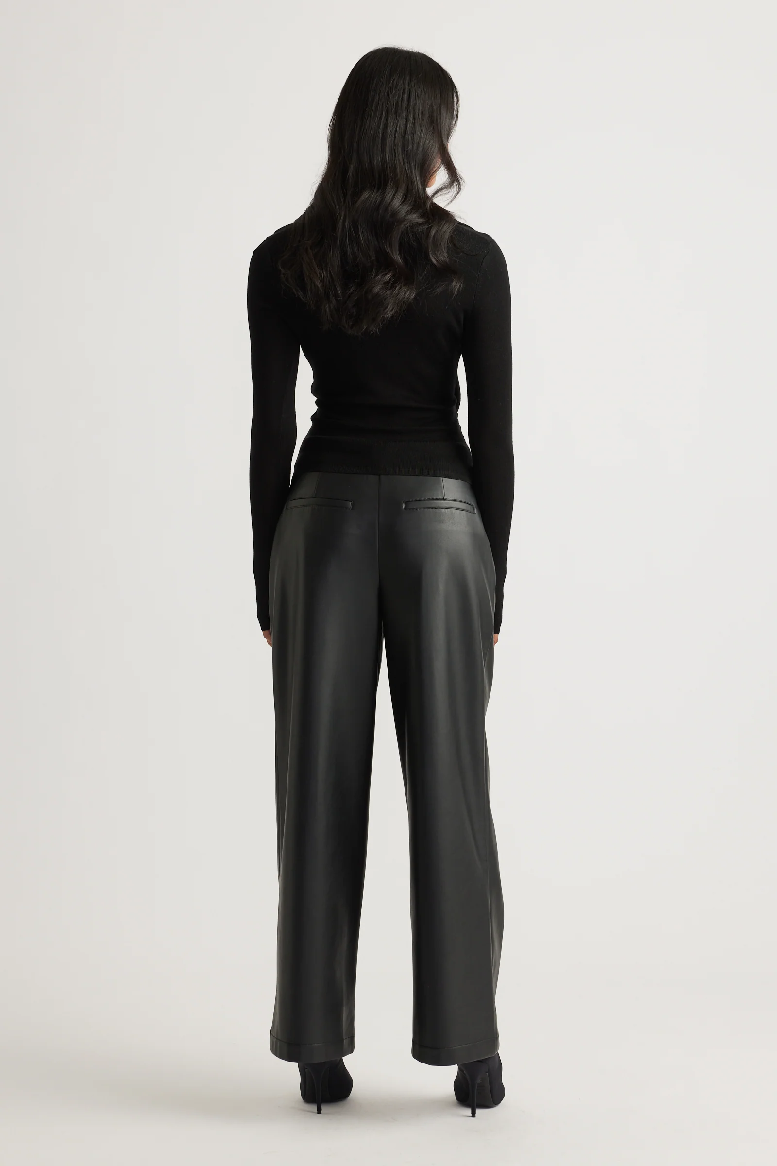 Kendra Crossover Fine Knit Top - Image 3
