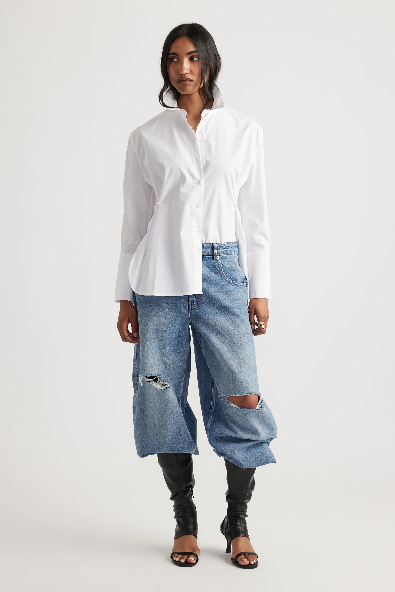 Kristy Side Button Shirt