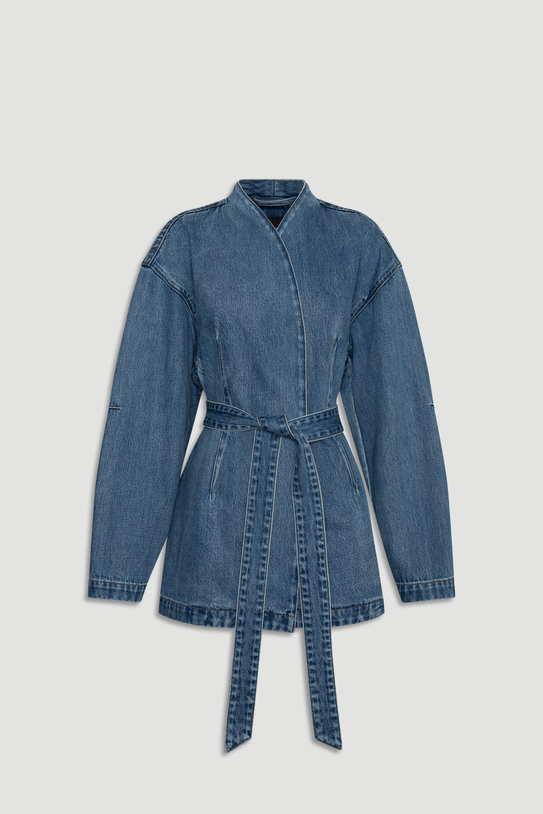 Kylie Denim Blazer Dress - Image 4