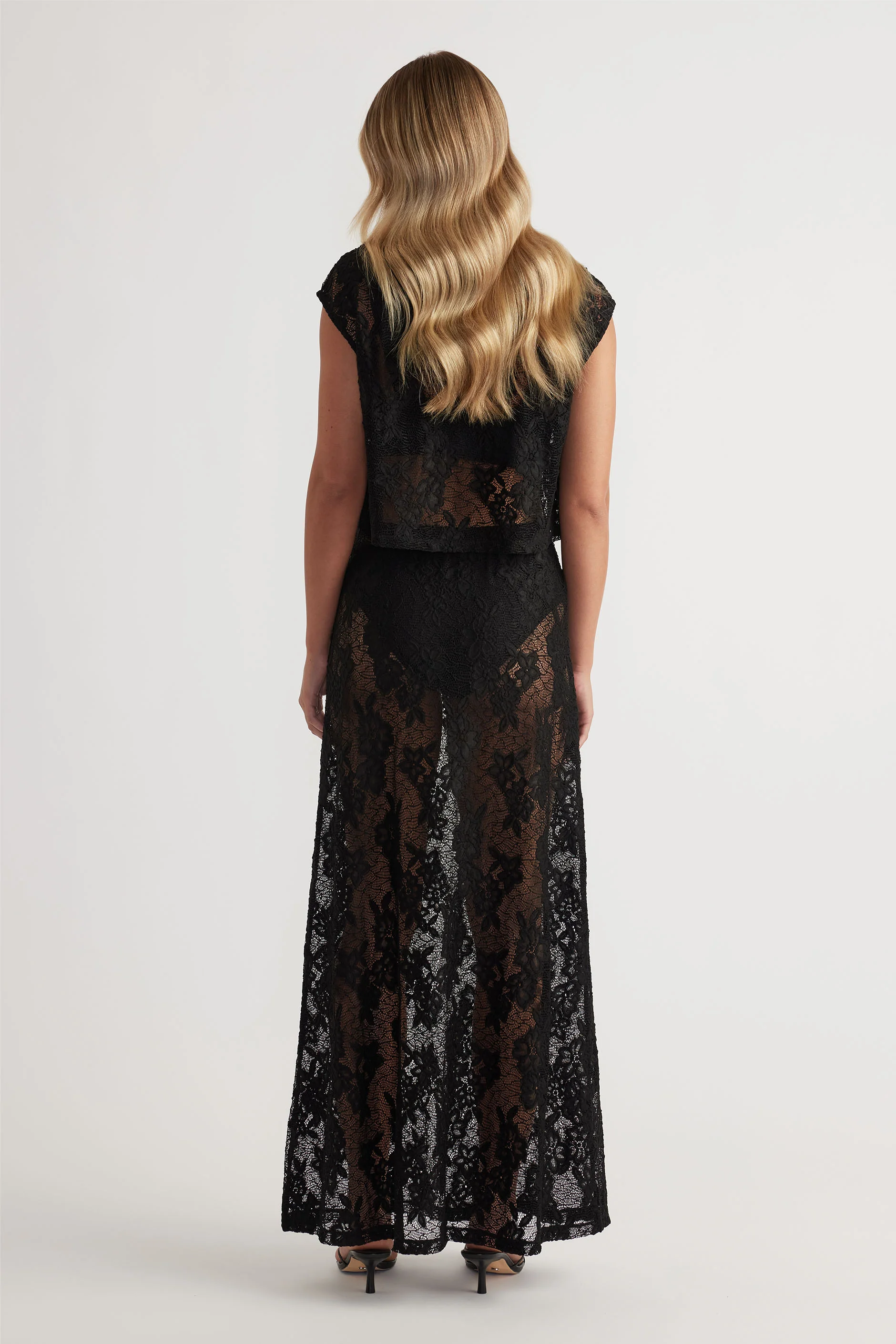 Lace Cropped Top - Image 3