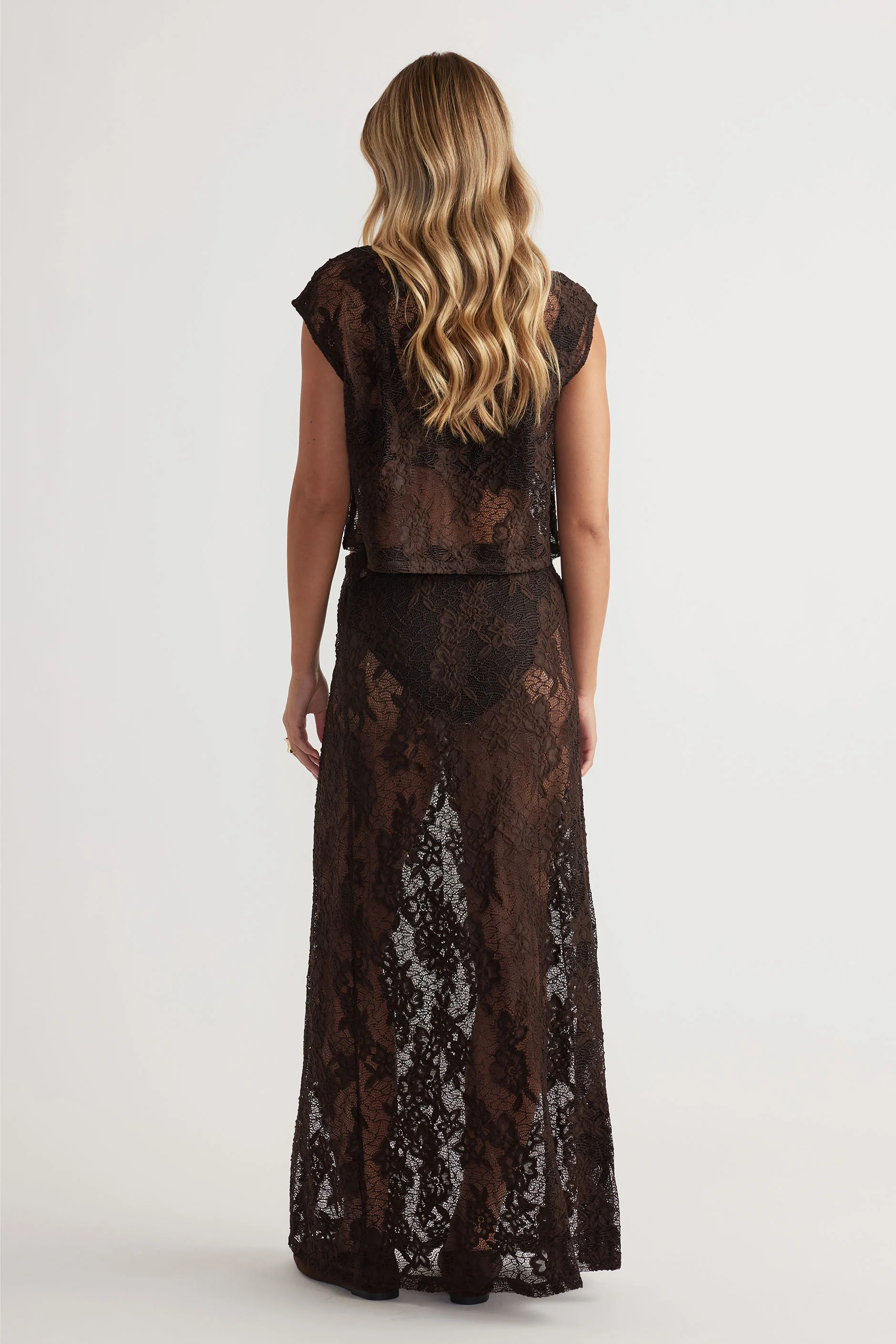 Lace Cropped Top - Image 3