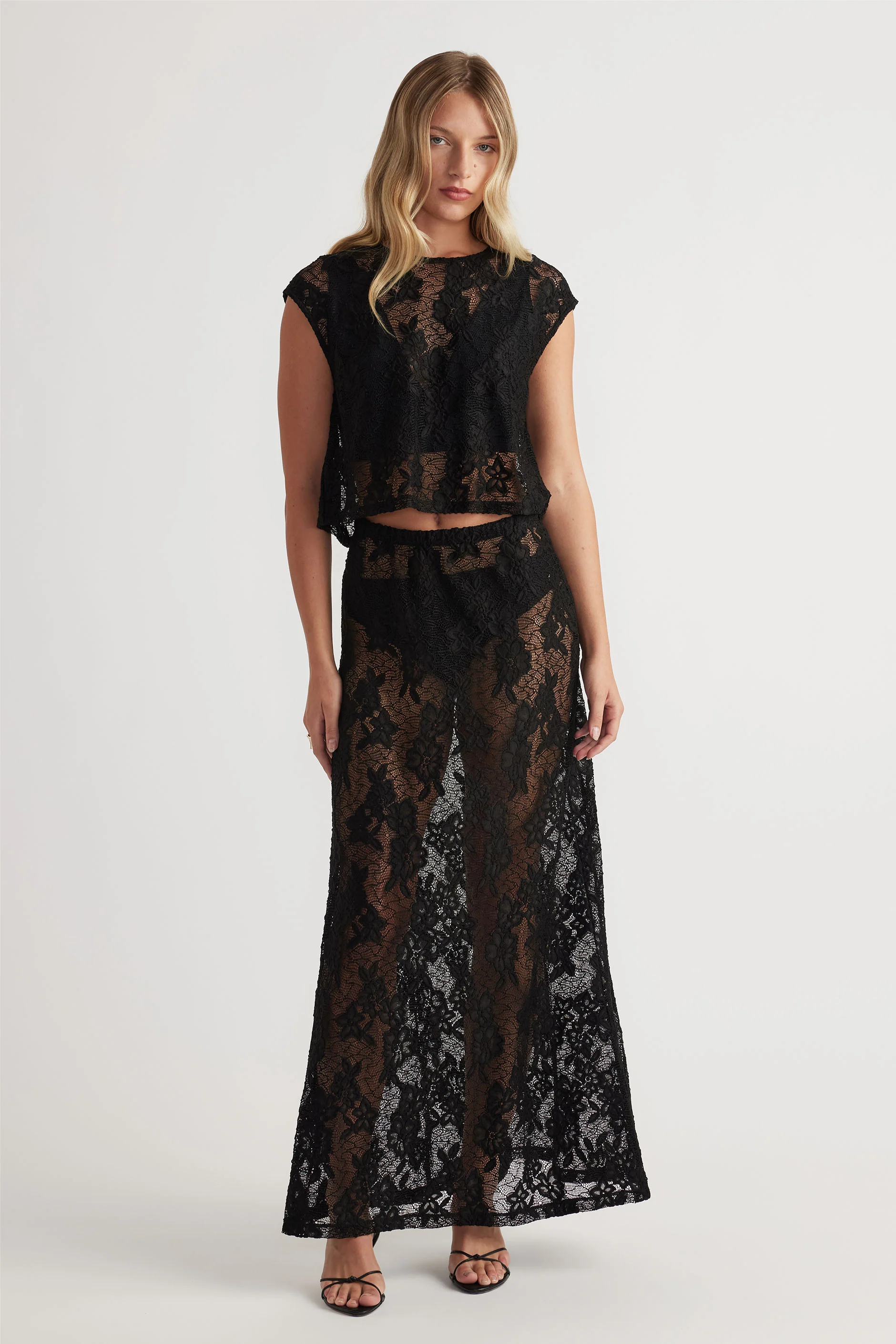 Lace Maxi Skirt