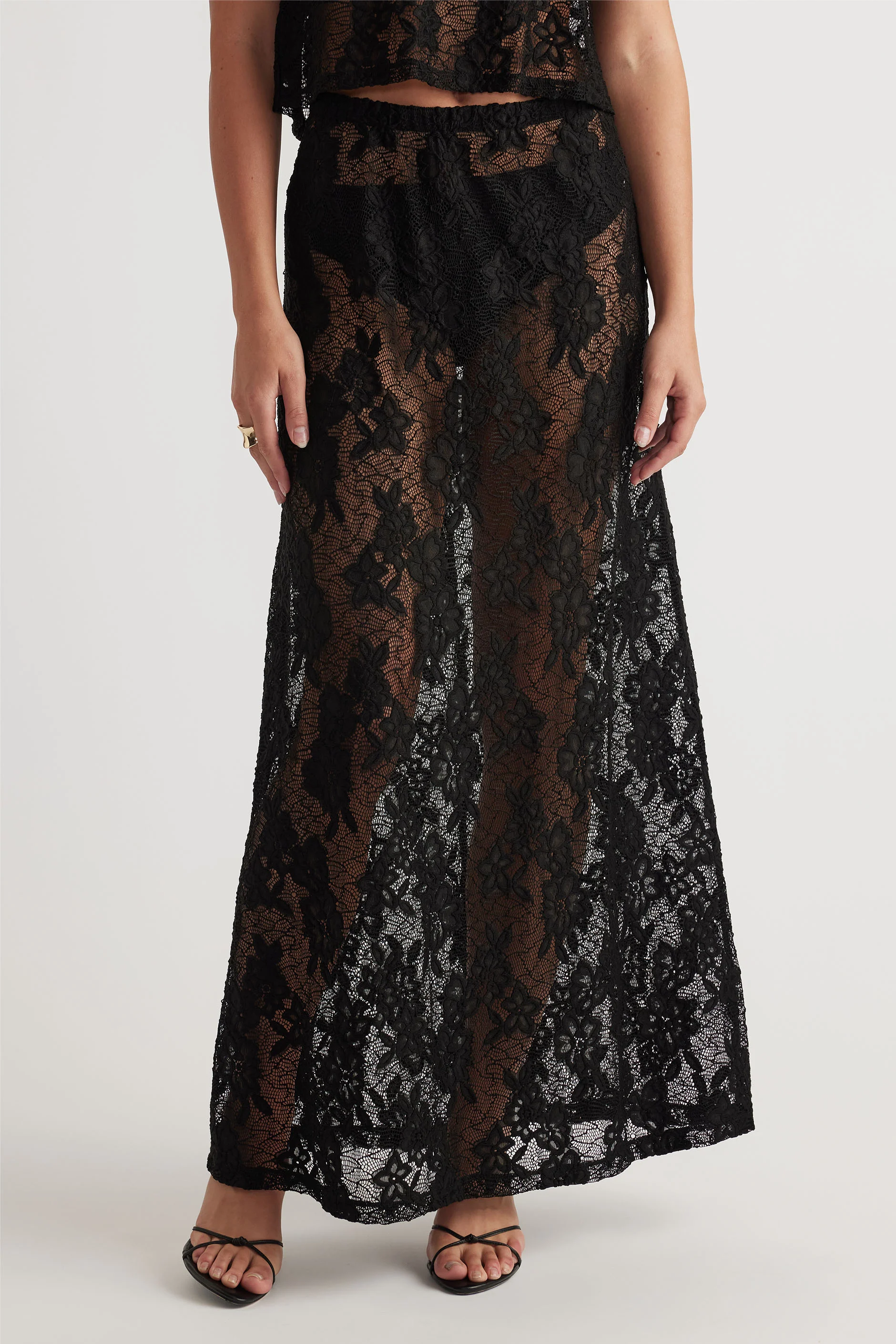 Lace Maxi Skirt - Image 2