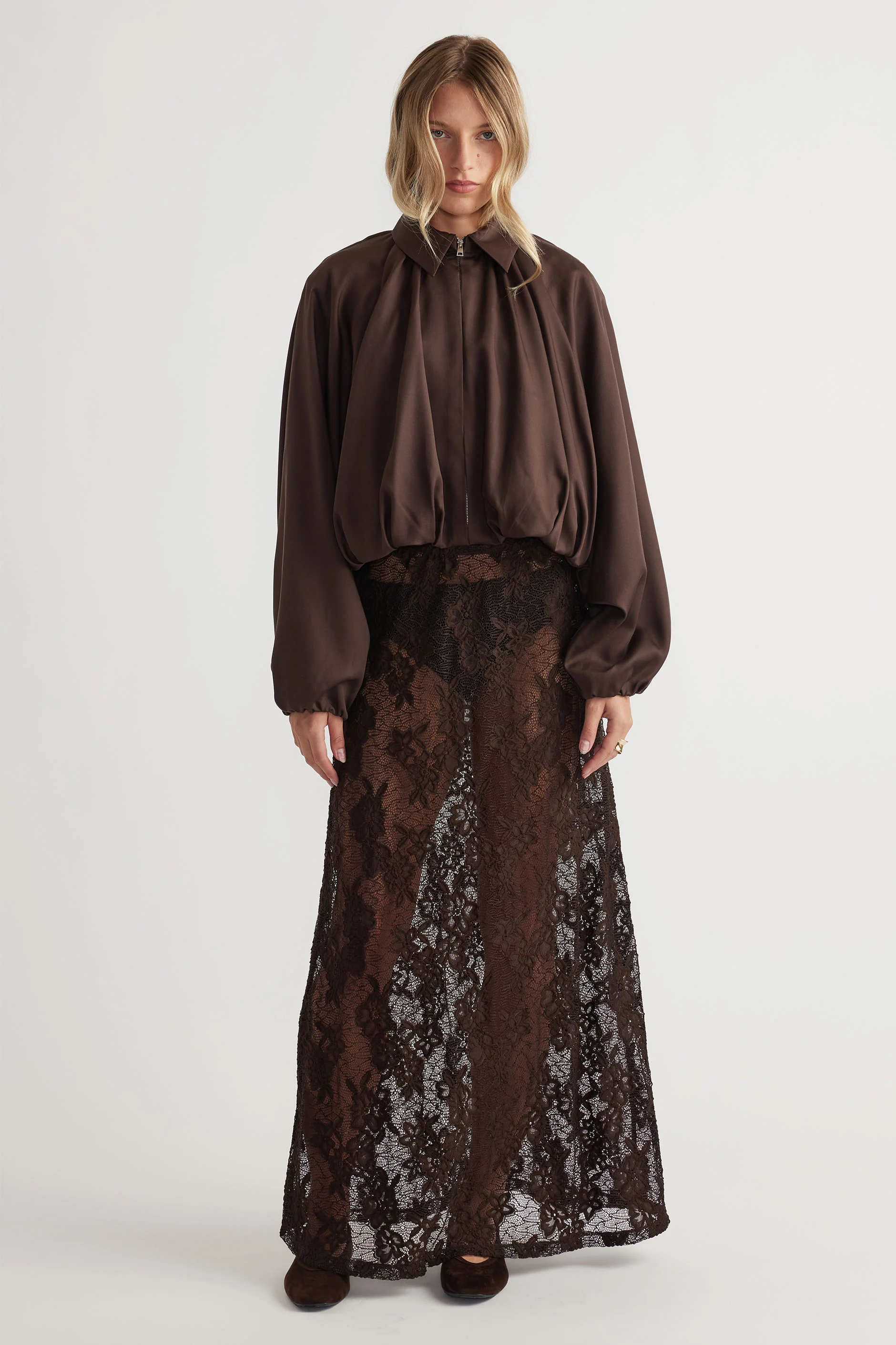 Lace Maxi Skirt - Image 3