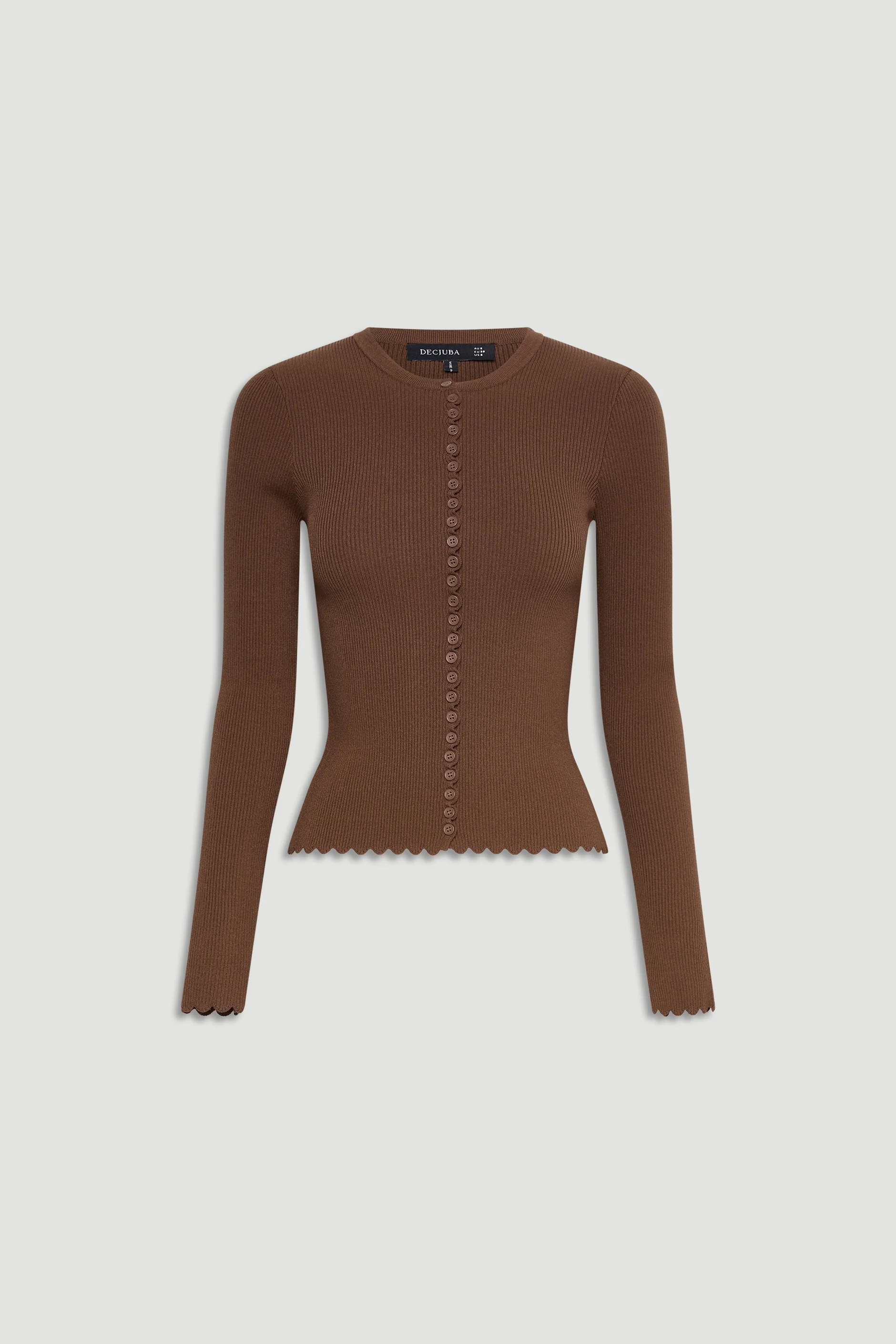 Lana Scallop Button Top - Image 4