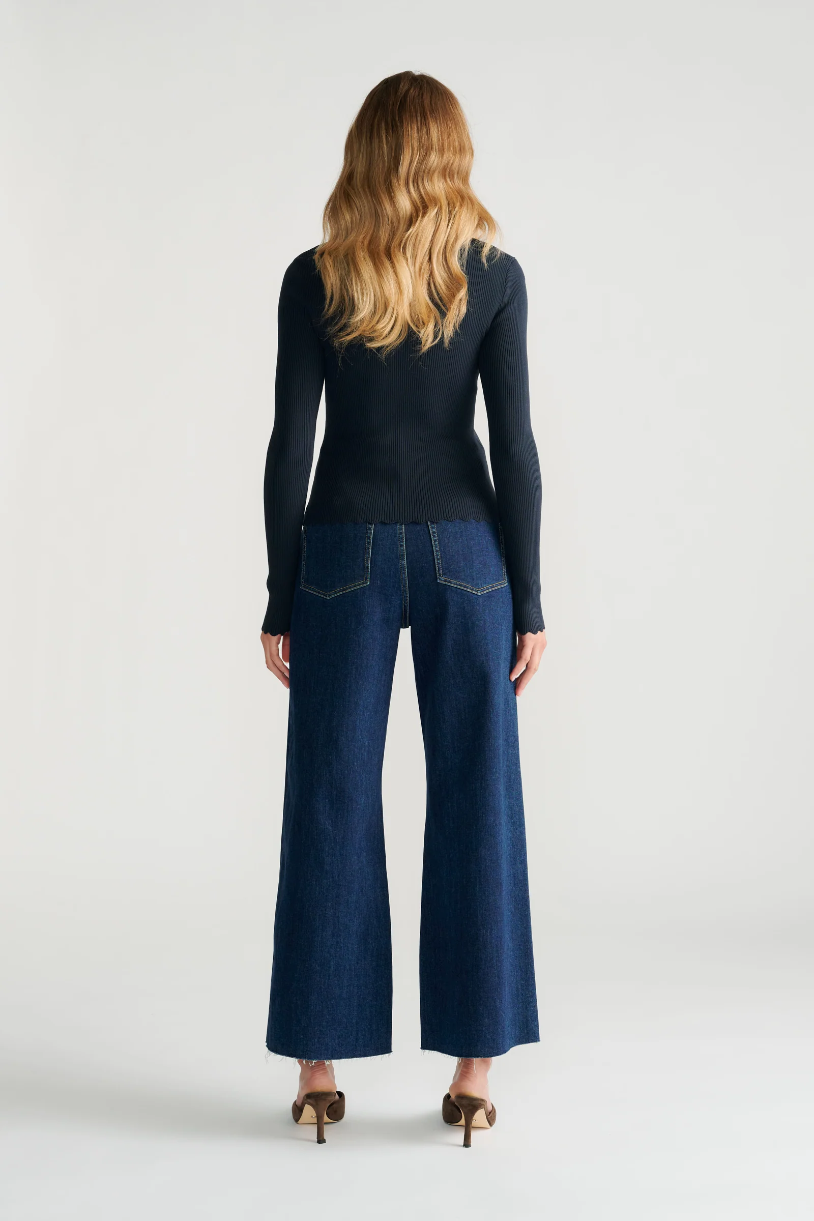 Lana Scallop Button Top - Image 3
