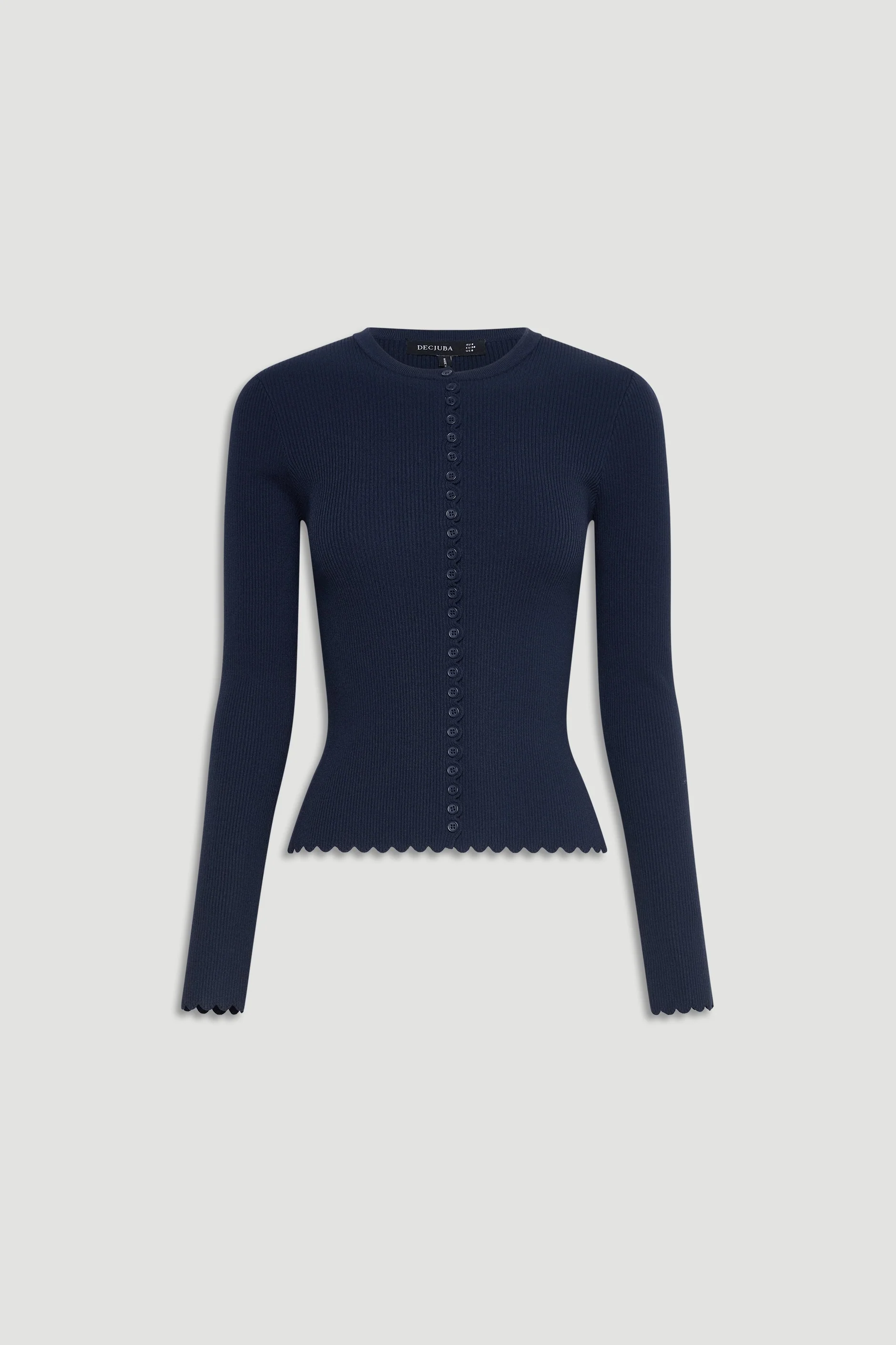 Lana Scallop Button Top - Image 4