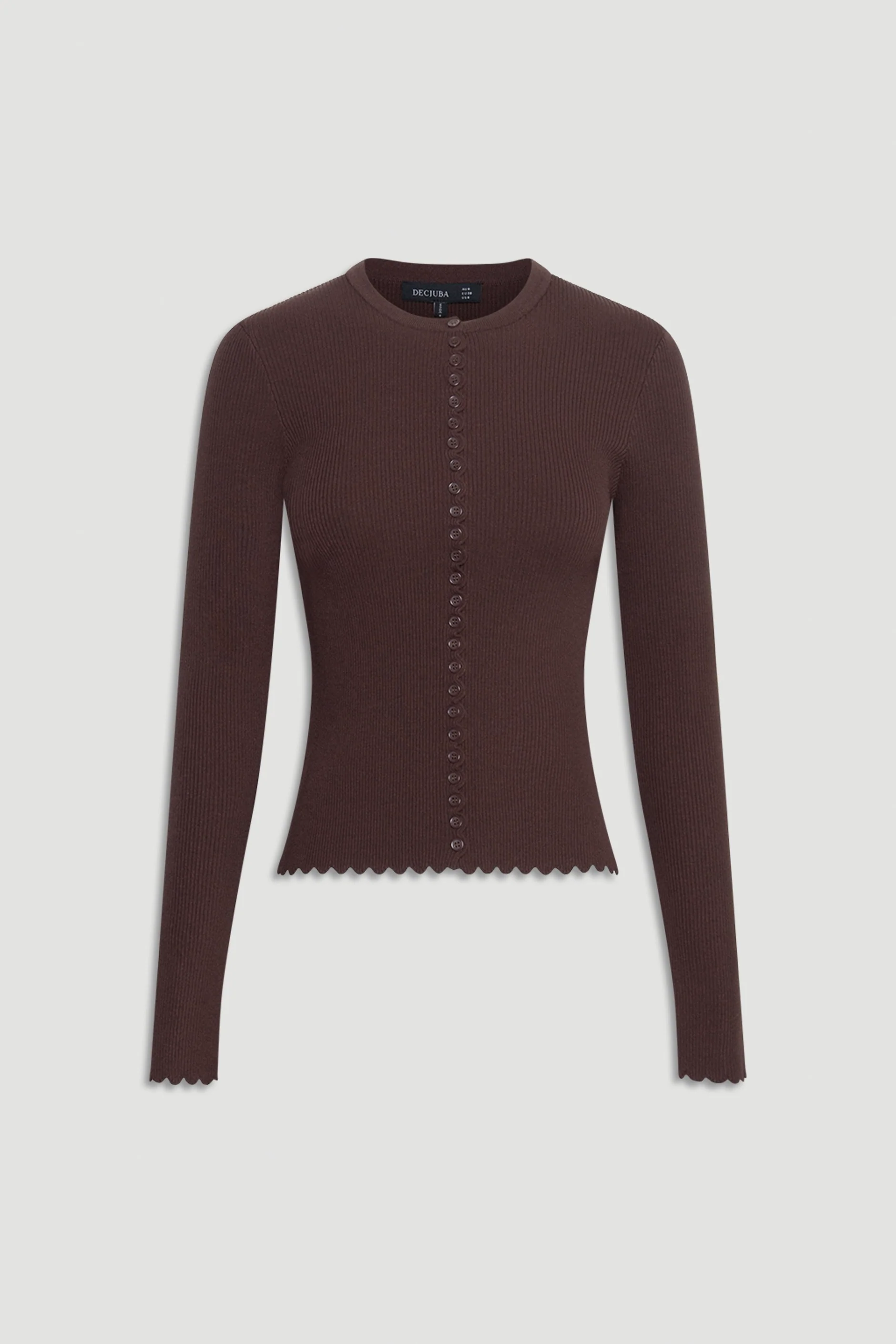 Lana Scallop Button Top - Image 4