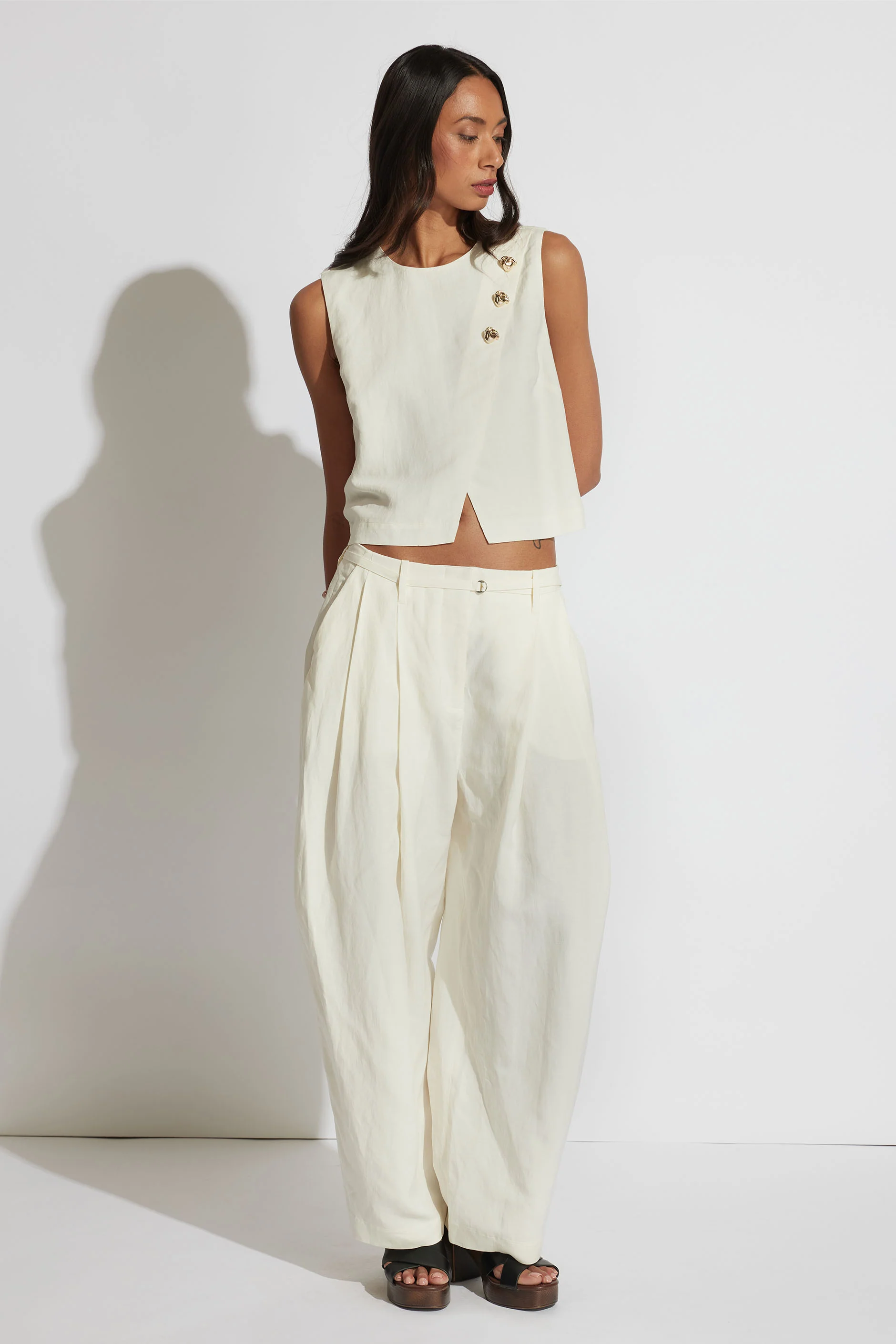 Leah Linen Blend Pant