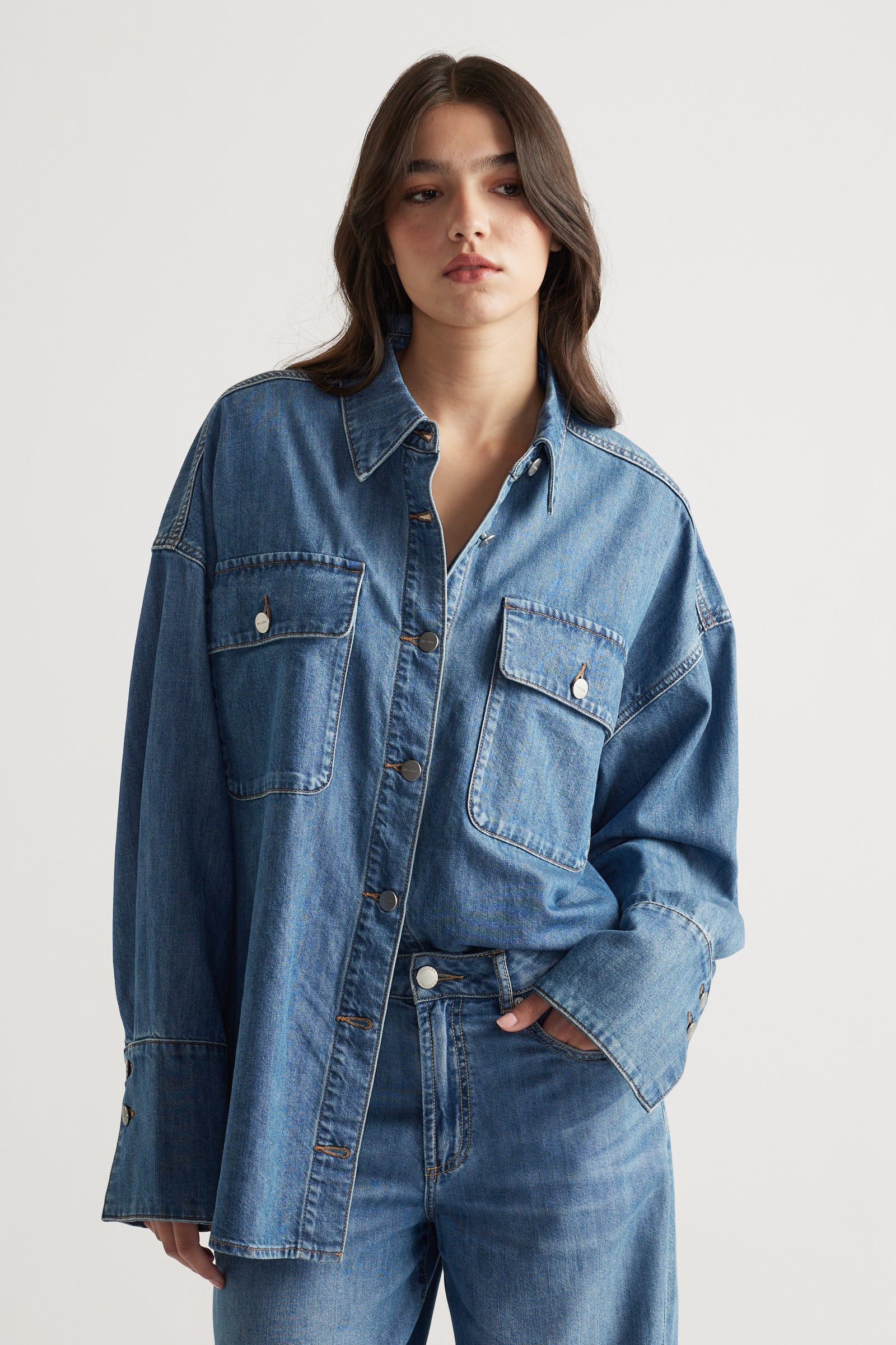 Lia Denim Shirt - Image 2