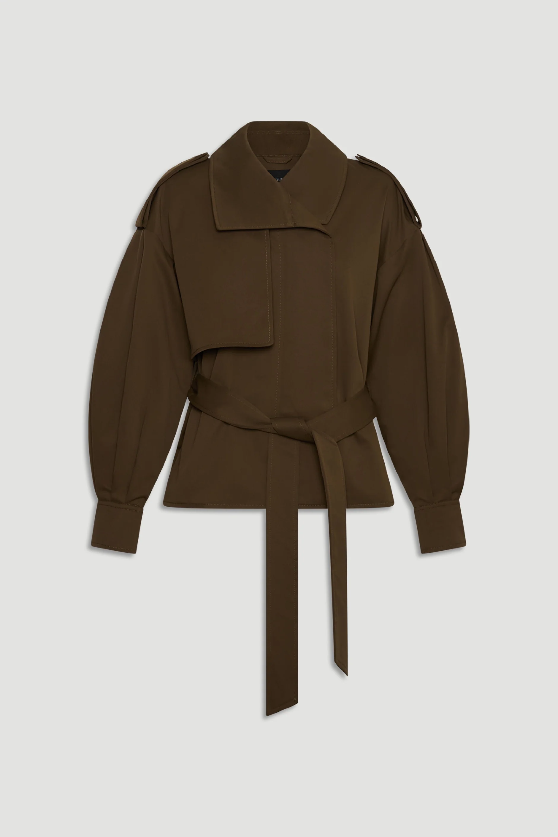 Lila Cropped Trench - Image 4