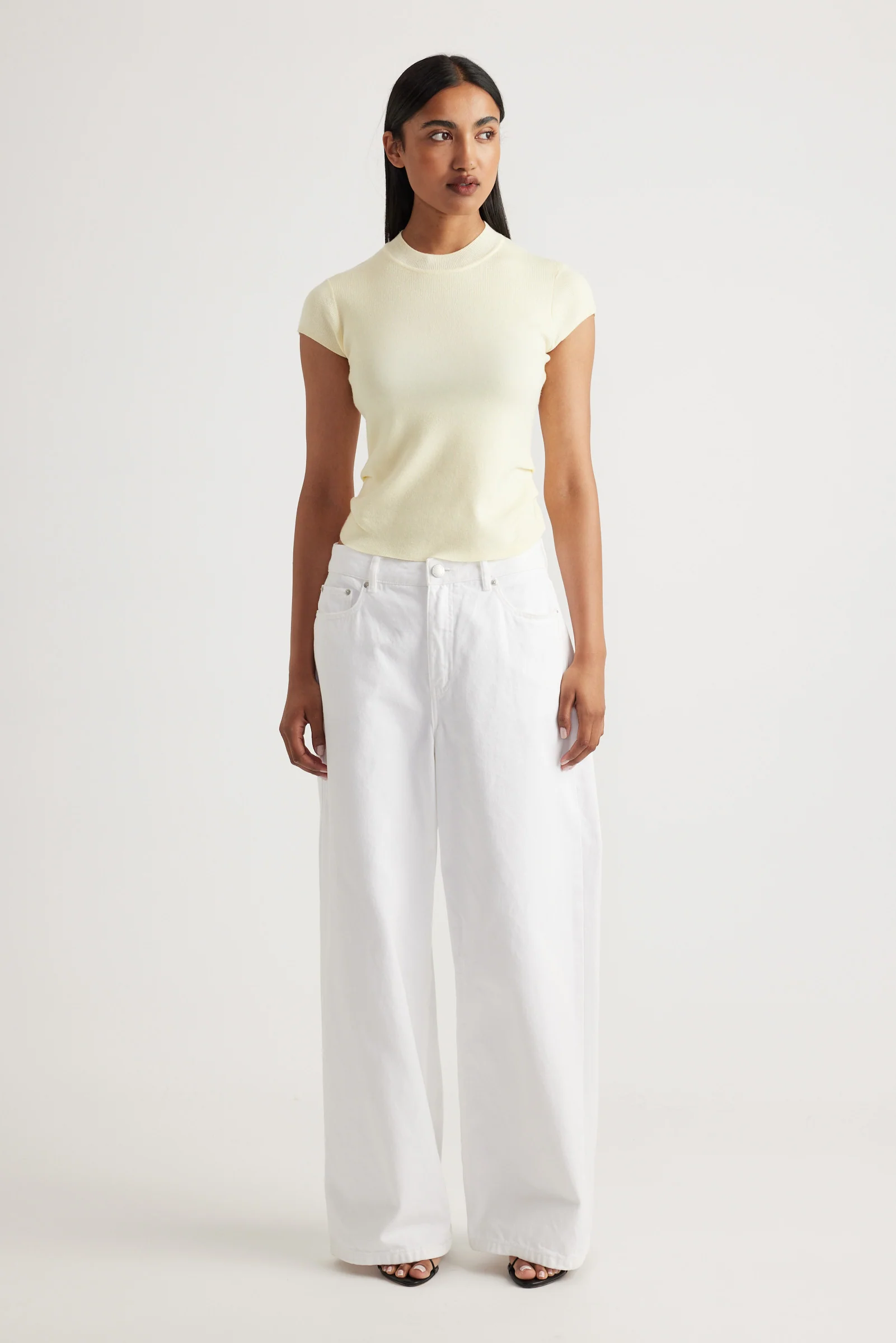 Lily Pleat Detail Knit Tee