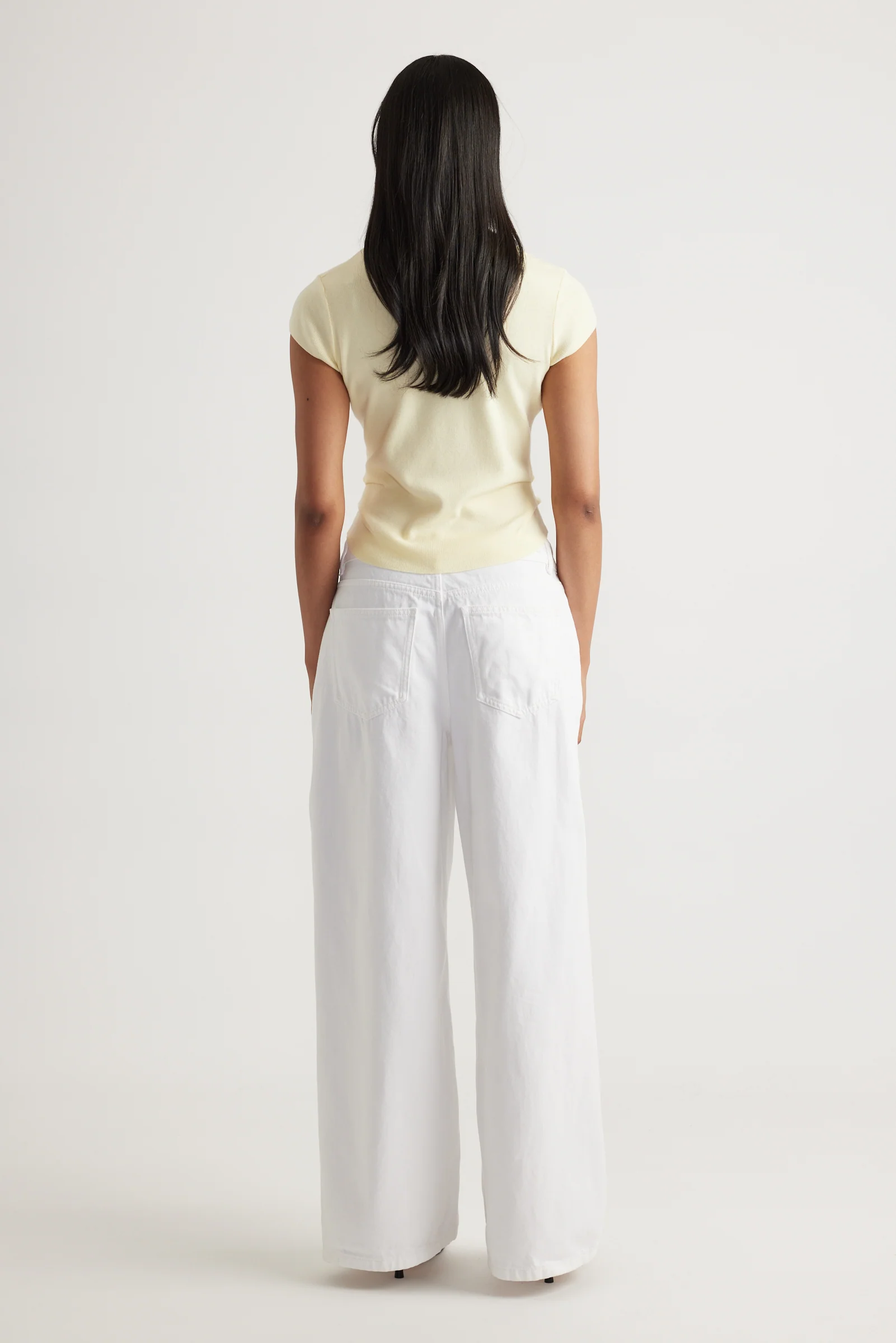 Lily Pleat Detail Knit Tee - Image 3