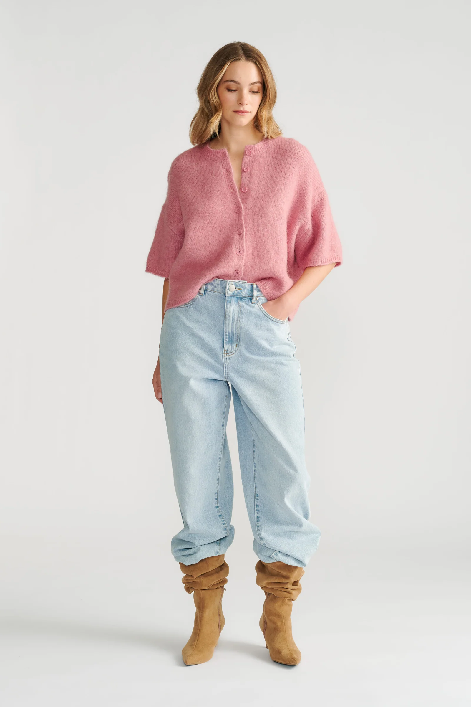 Lola Boxy Knit Cardigan