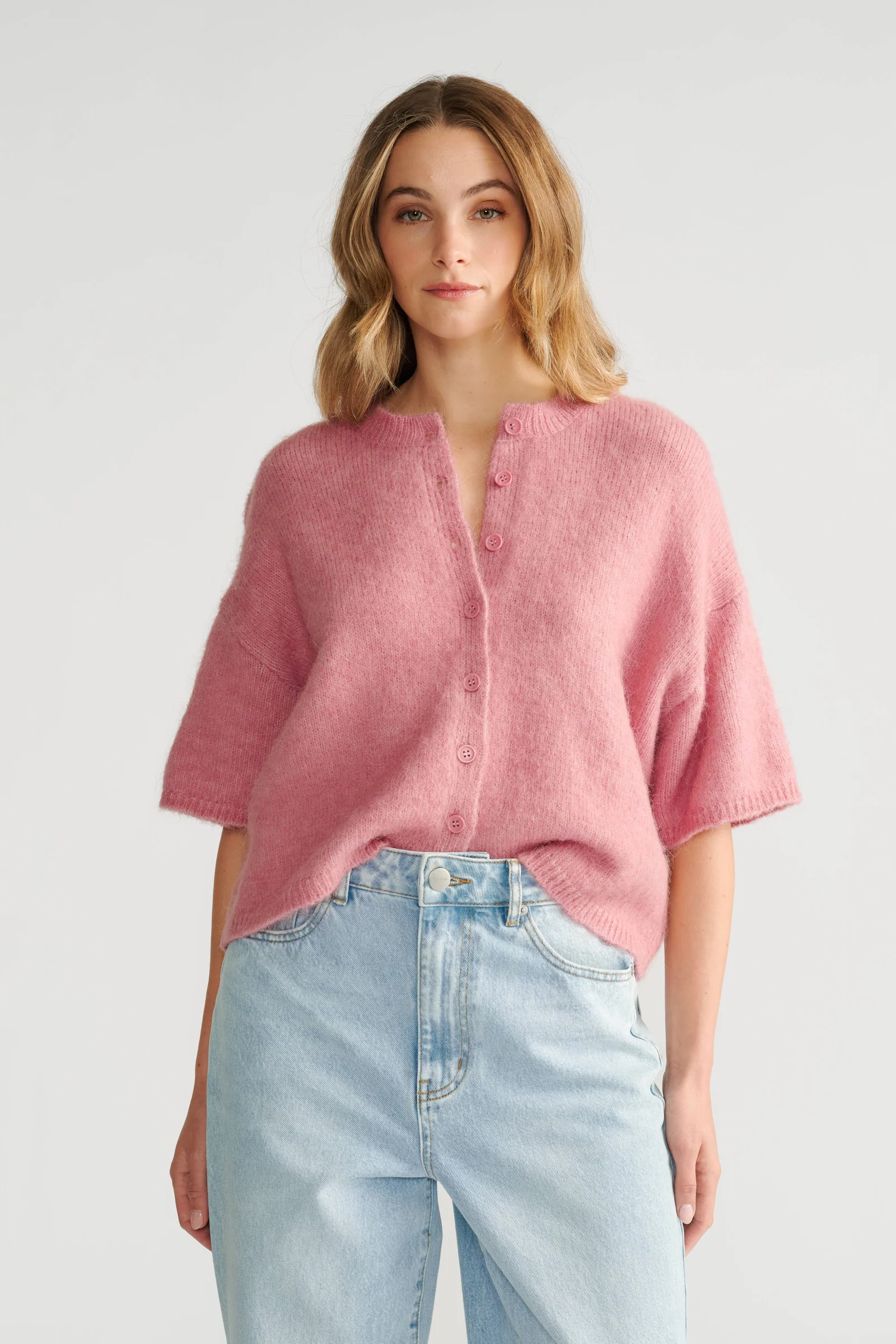 Lola Boxy Knit Cardigan - Image 2