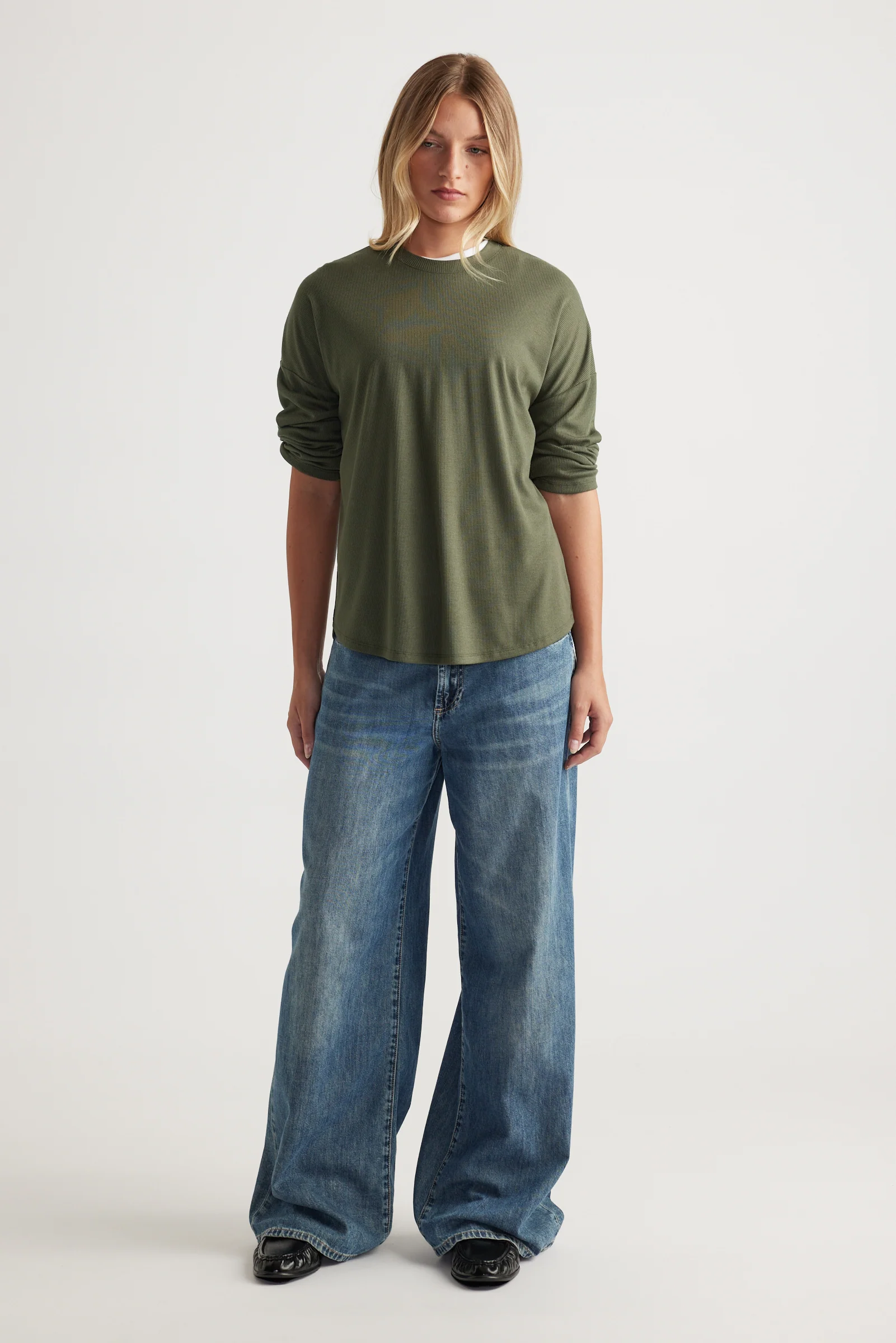 Long Sleeve Rib Top