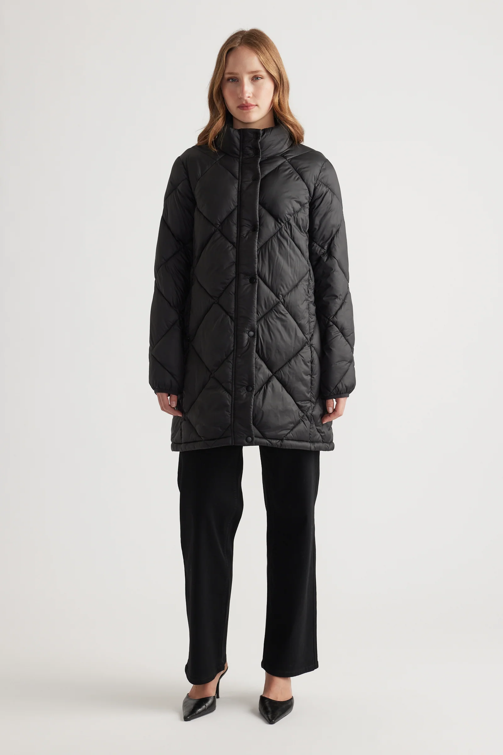 Longline Puffer Jacket