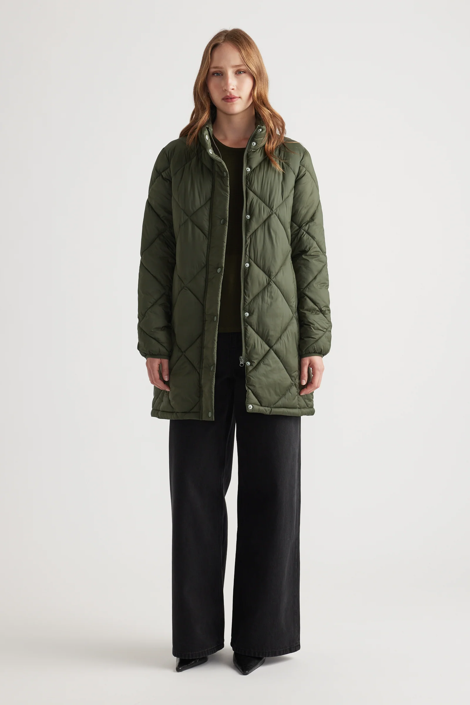 Longline Puffer Jacket