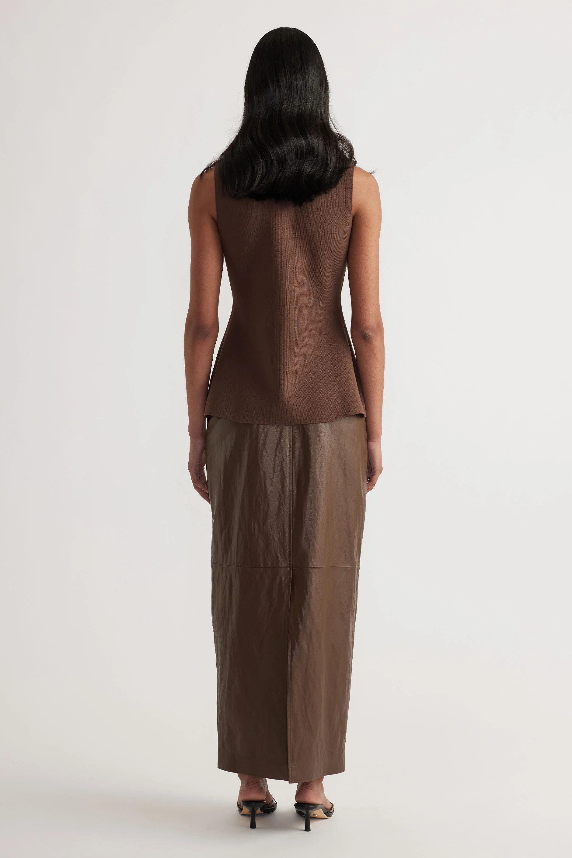 Maddie Longline Knit Vest - Image 3