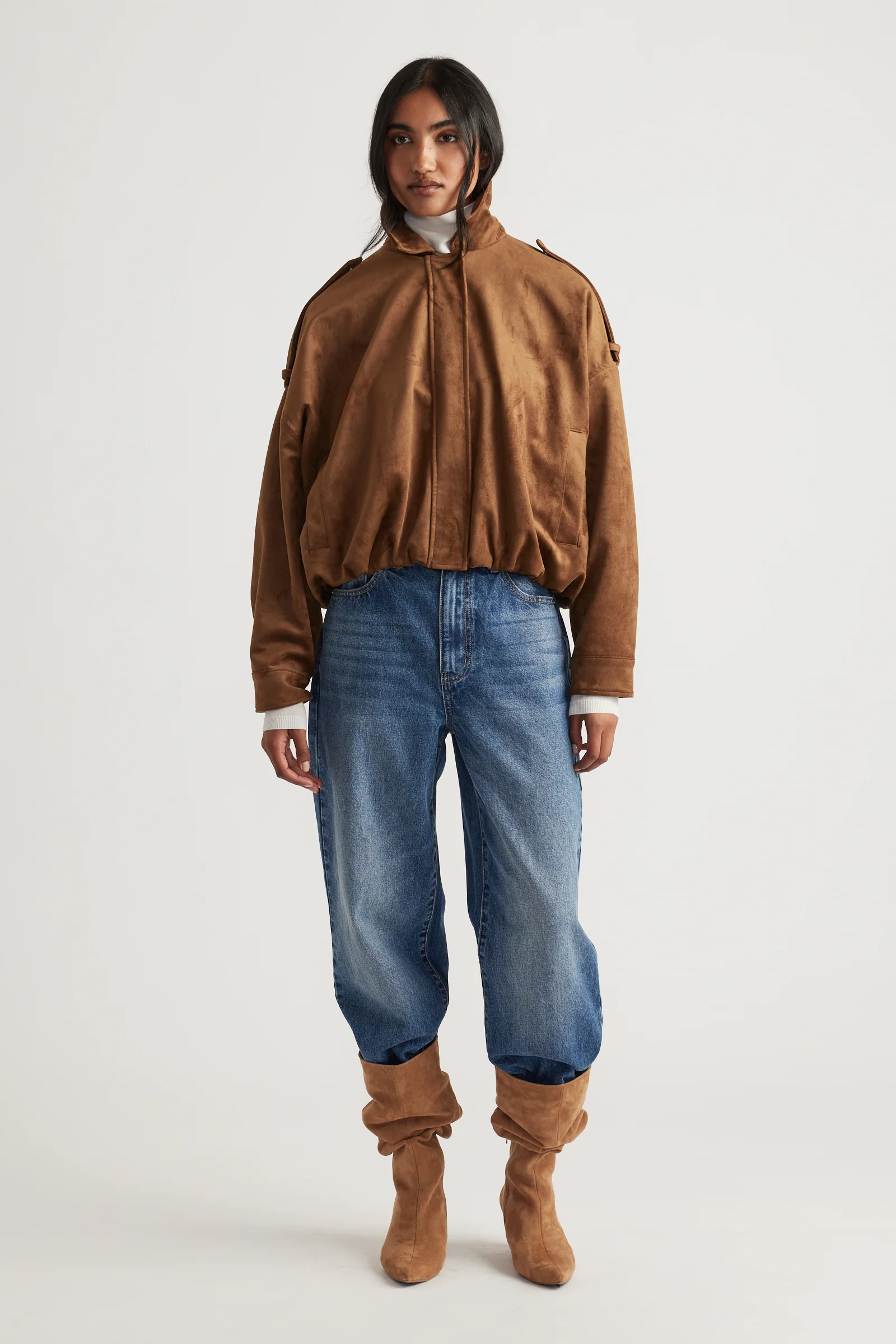 Maisie Faux Suede Jacket